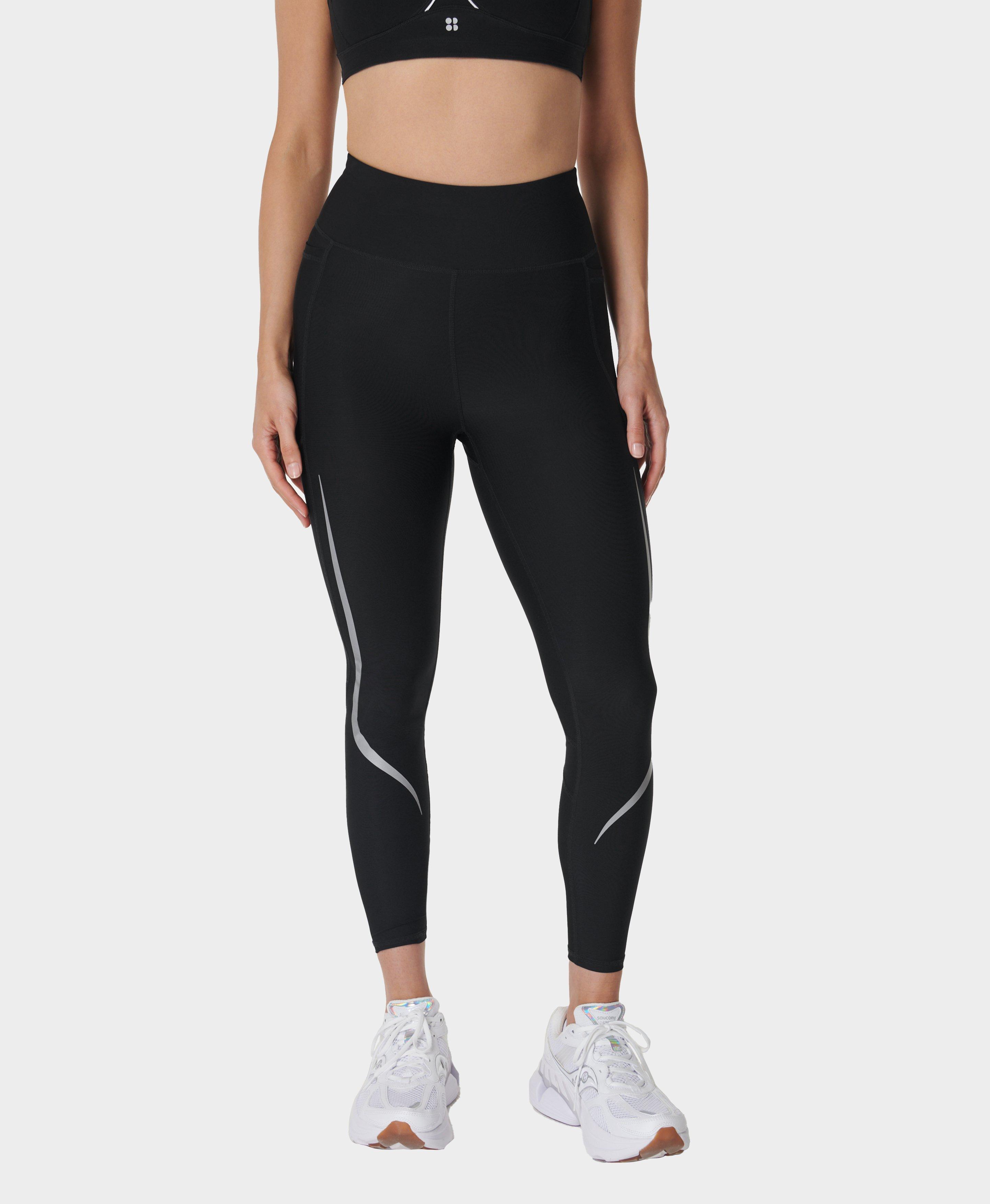 Zero Gravity 7/8 Illuminate Running Leggings - Black, Women's Leggings