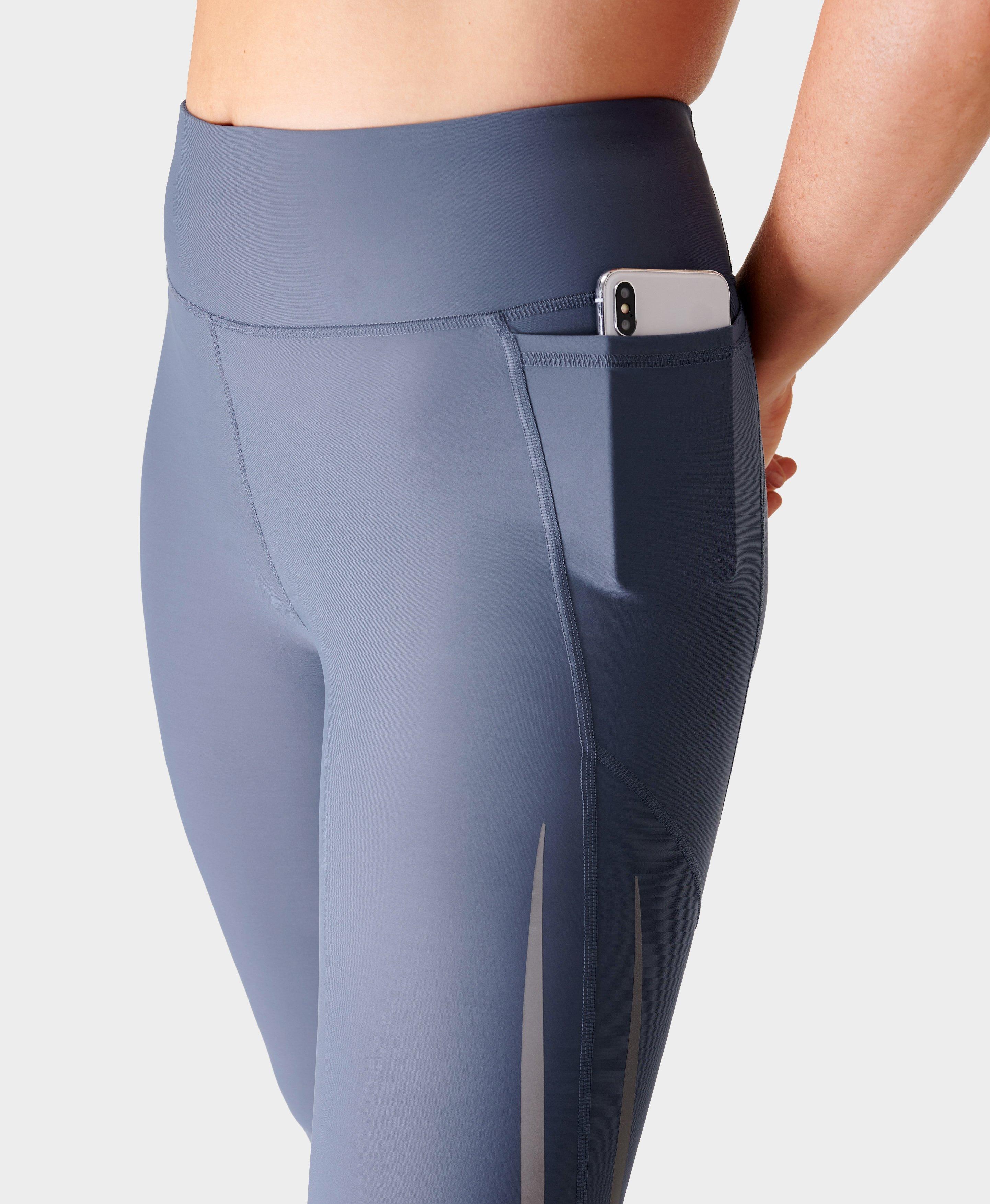 Sweaty Betty 24 Zero Gravity Running Leggings, Endless Blue, XXS