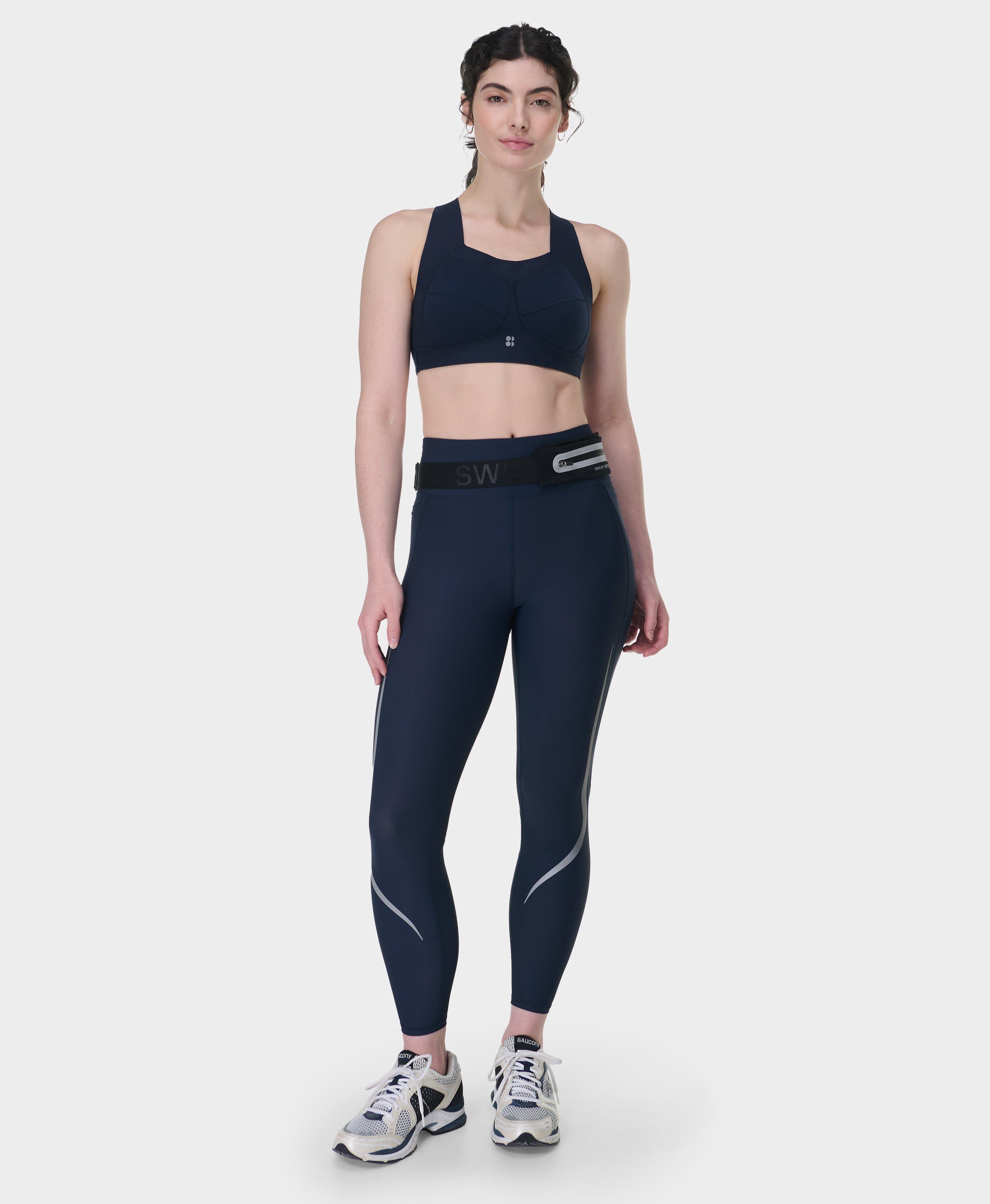 Zero Gravity 7 8 Illuminate Running Tight Navy Blue Women s Leggings Sweaty Betty