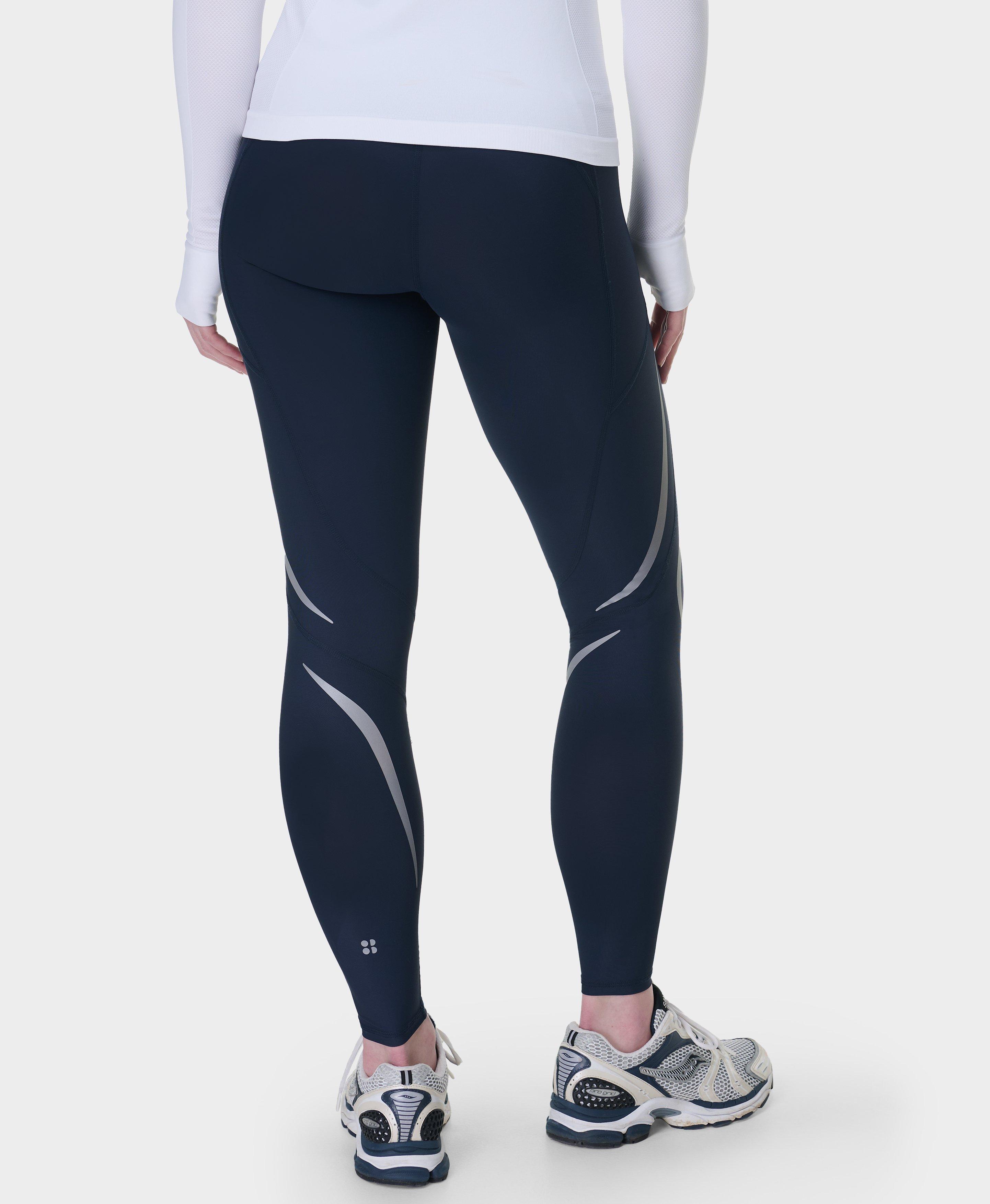 Zero Gravity Illuminate Running Tight Navy Blue Women s Leggings Sweaty Betty