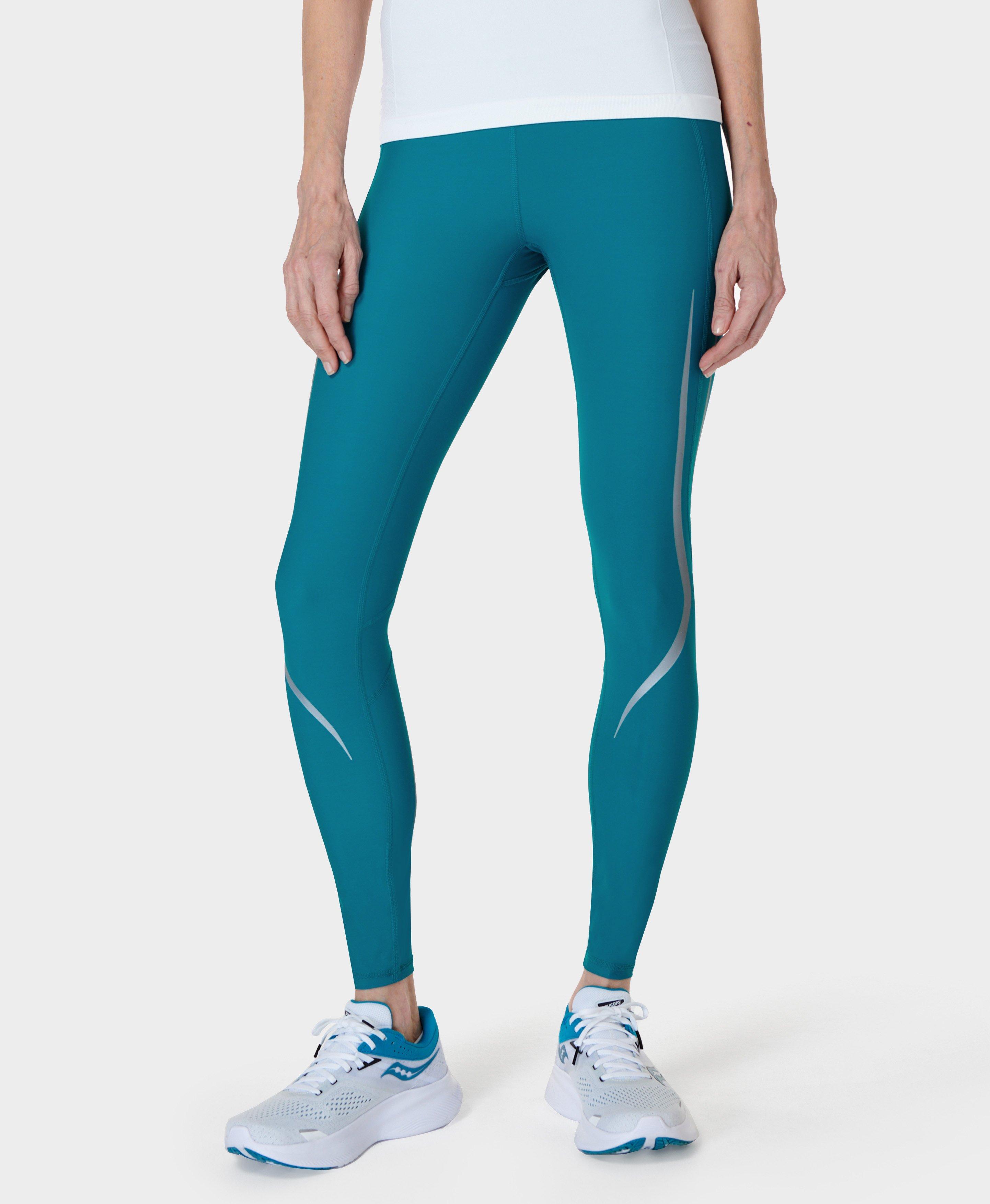 Teal store running leggings