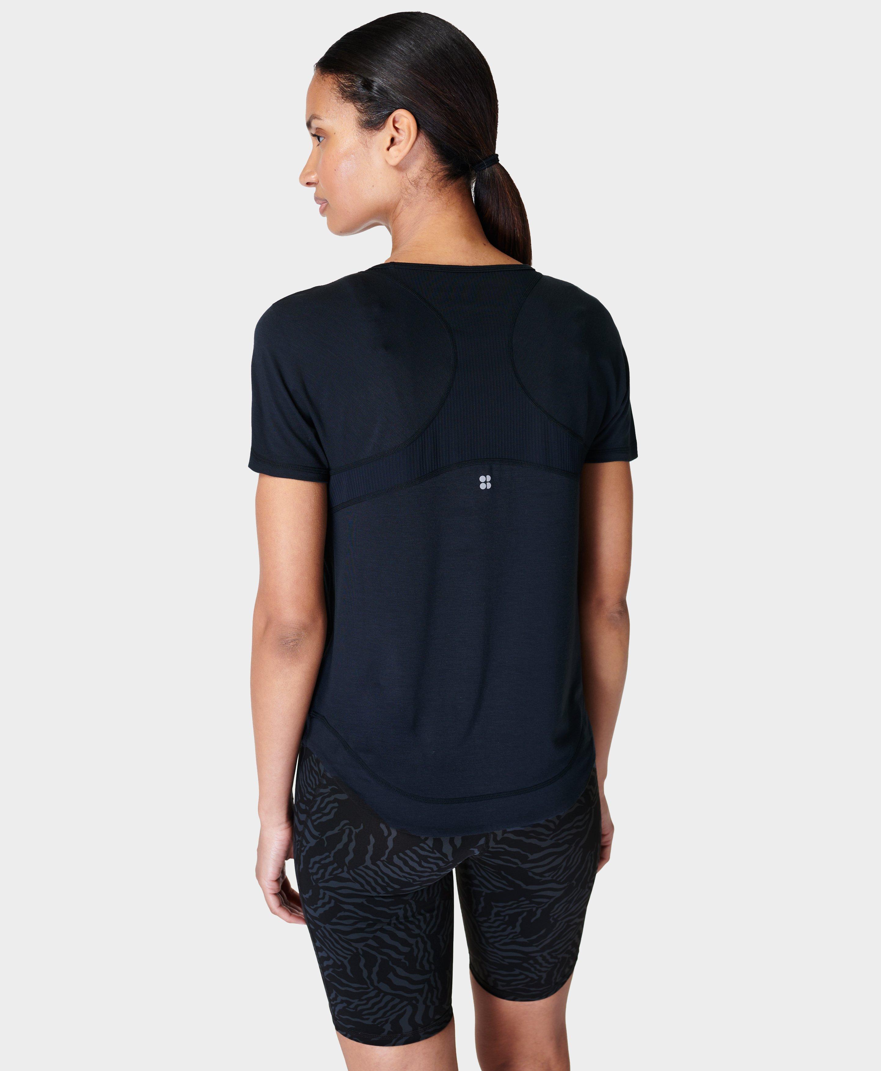 Buy Zelocity Easy Movement High Stretch T-Shirt - Black at Rs.313 online, Activewear online