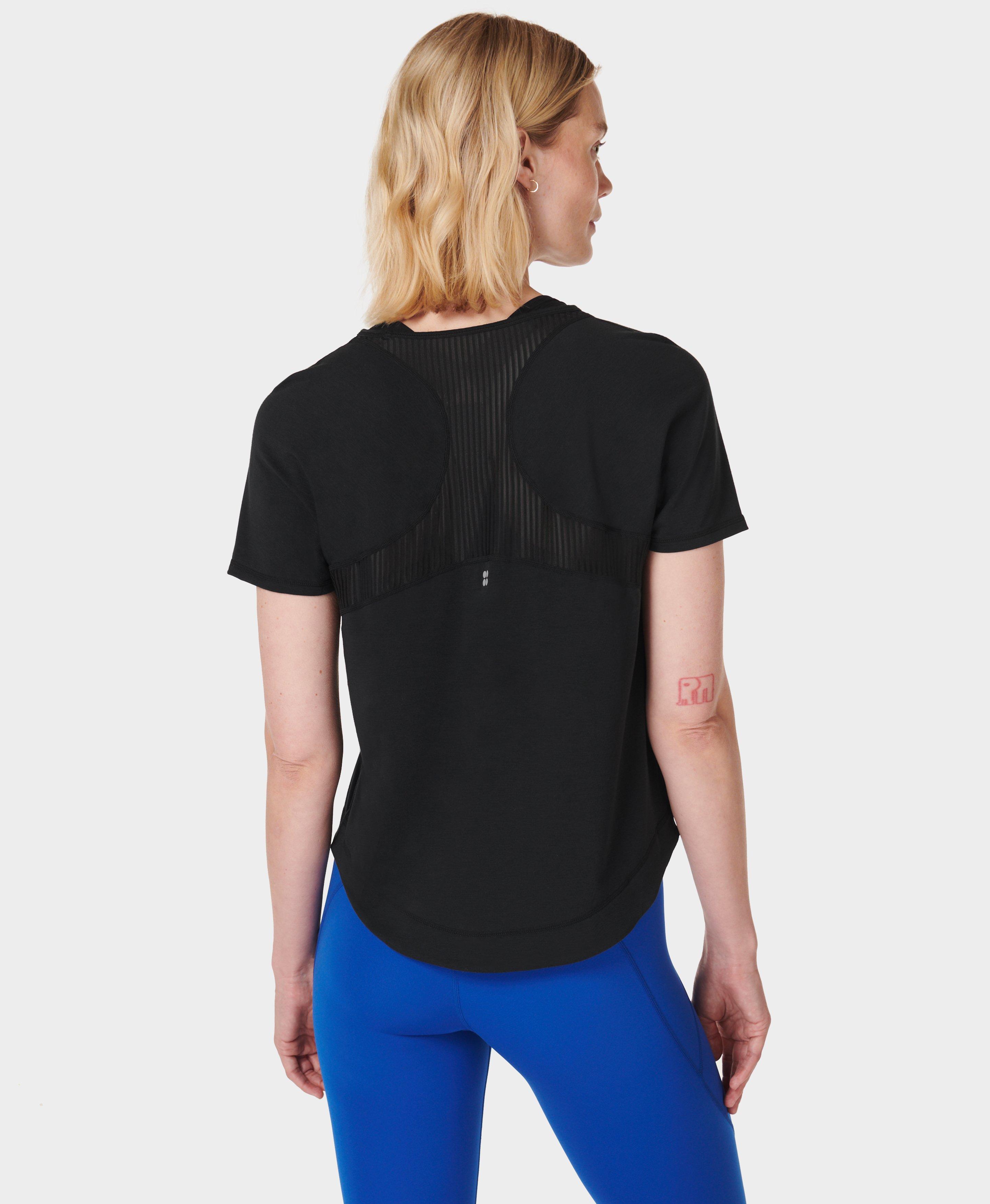 Breathe Easy Running Tee - Black, Women's T-Shirts