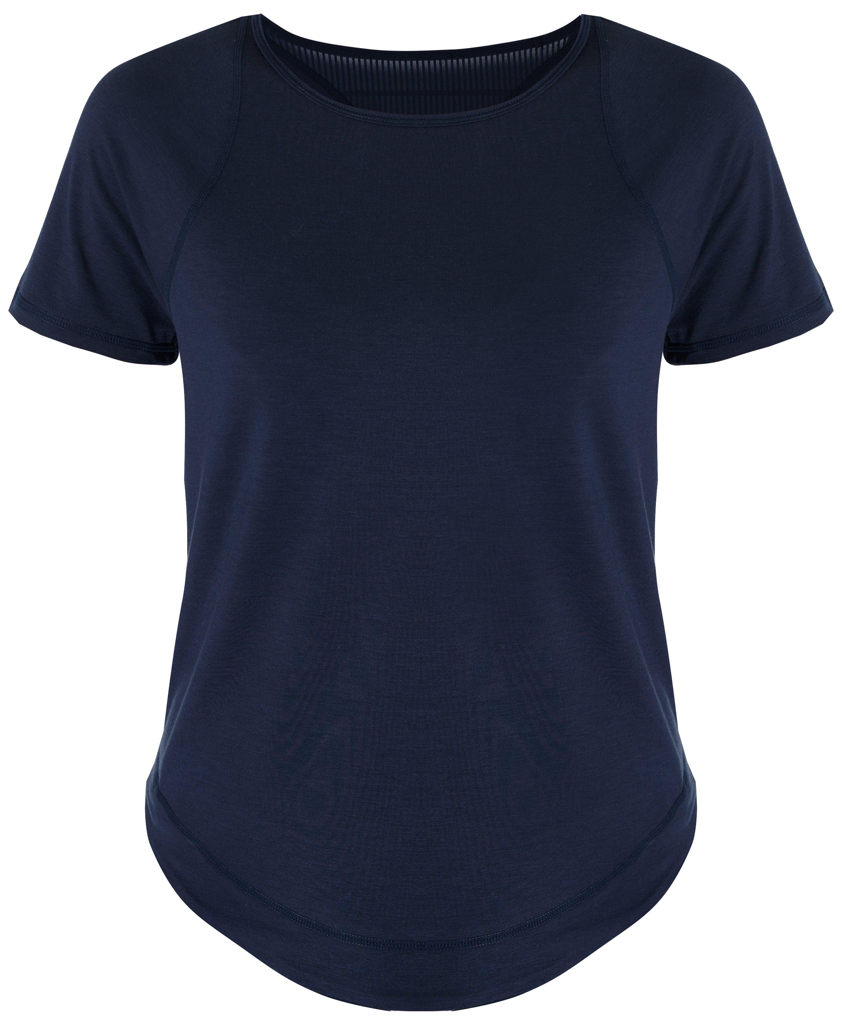 Navy blue t shirt women's best sale