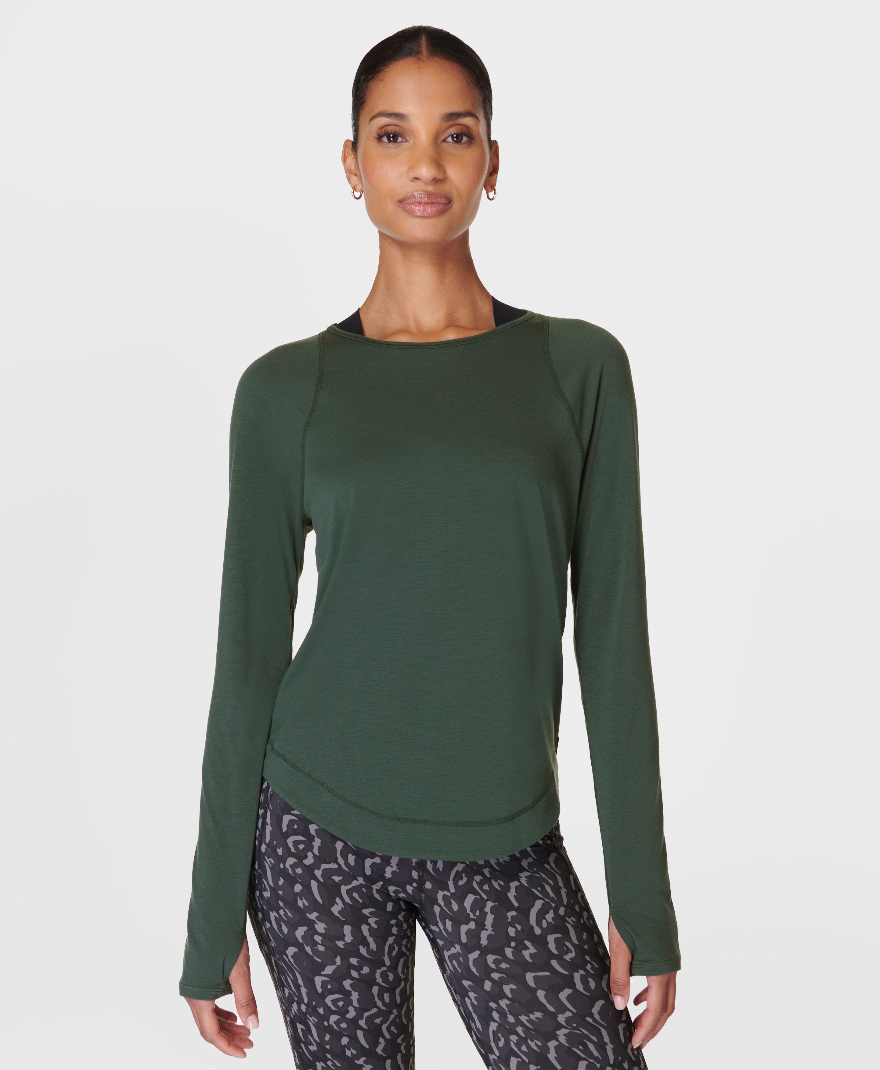 Women's breathe long sleeve running shirt discount