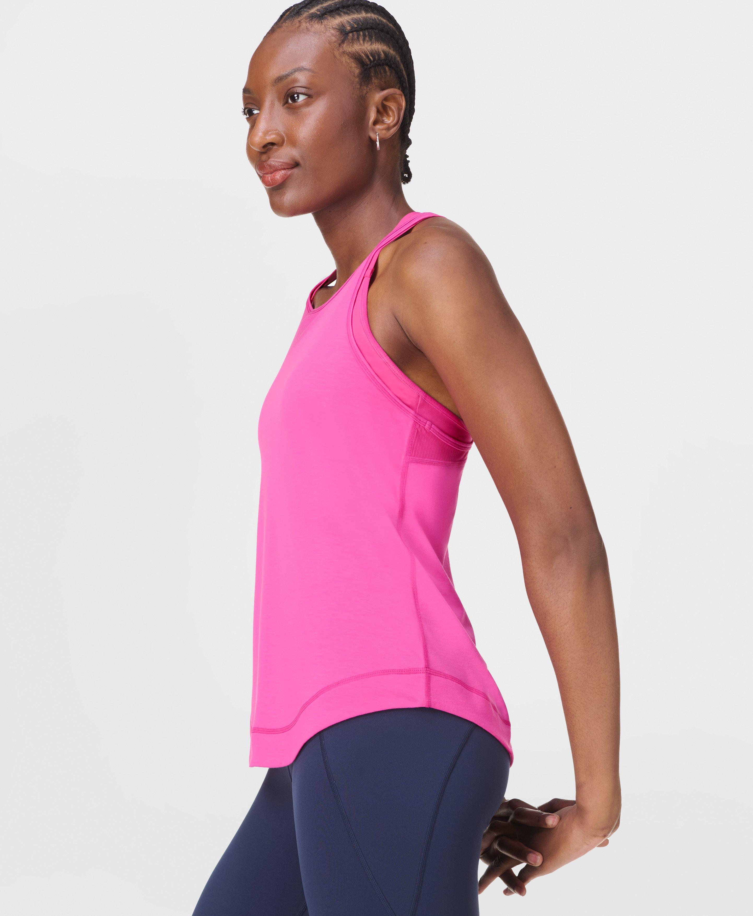 Sweaty Betty Breathe Easy Running Vest, Pink, Women's XS