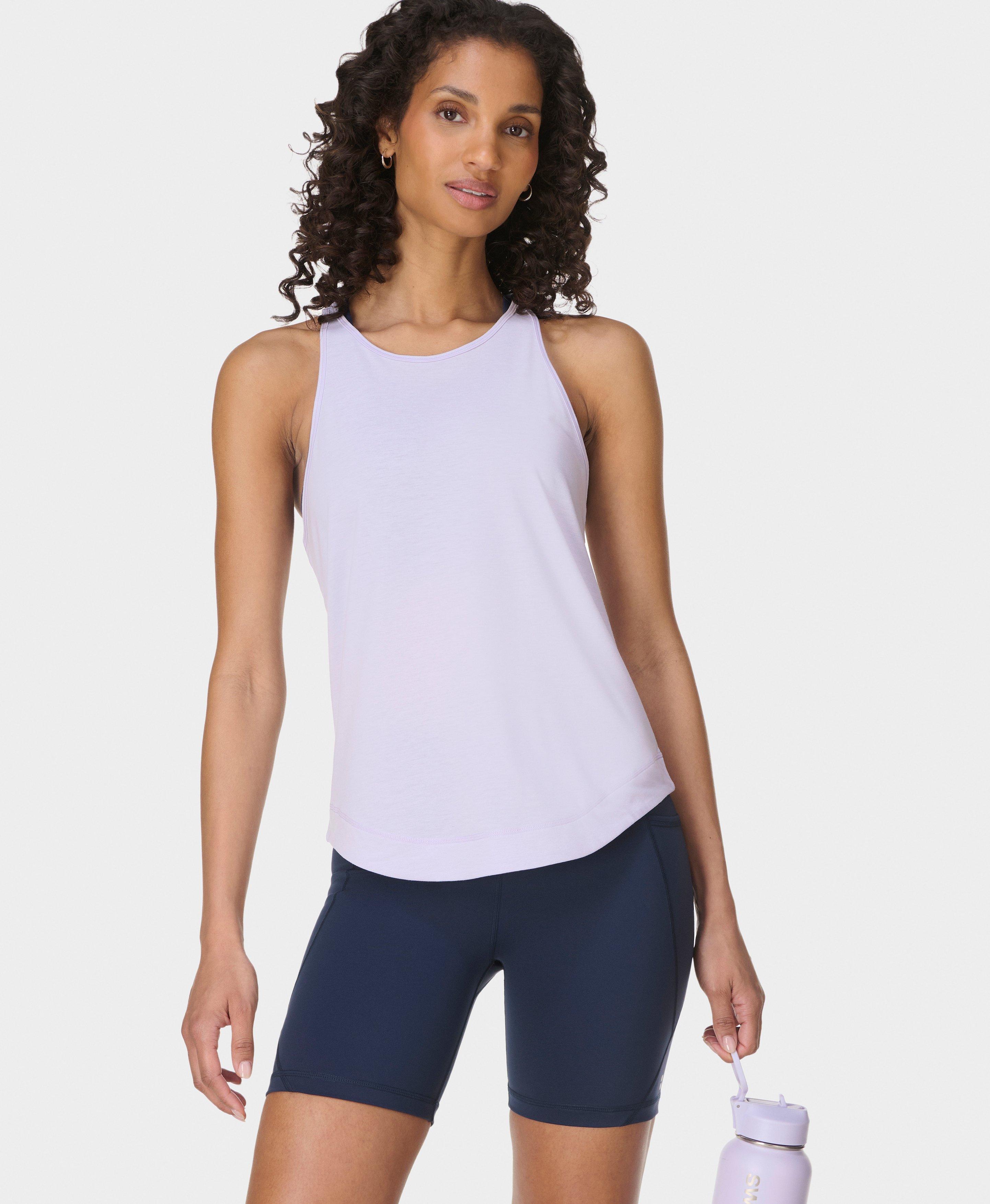 Sweaty Betty Breathe Easy Running Vest, Purple, Women's XL