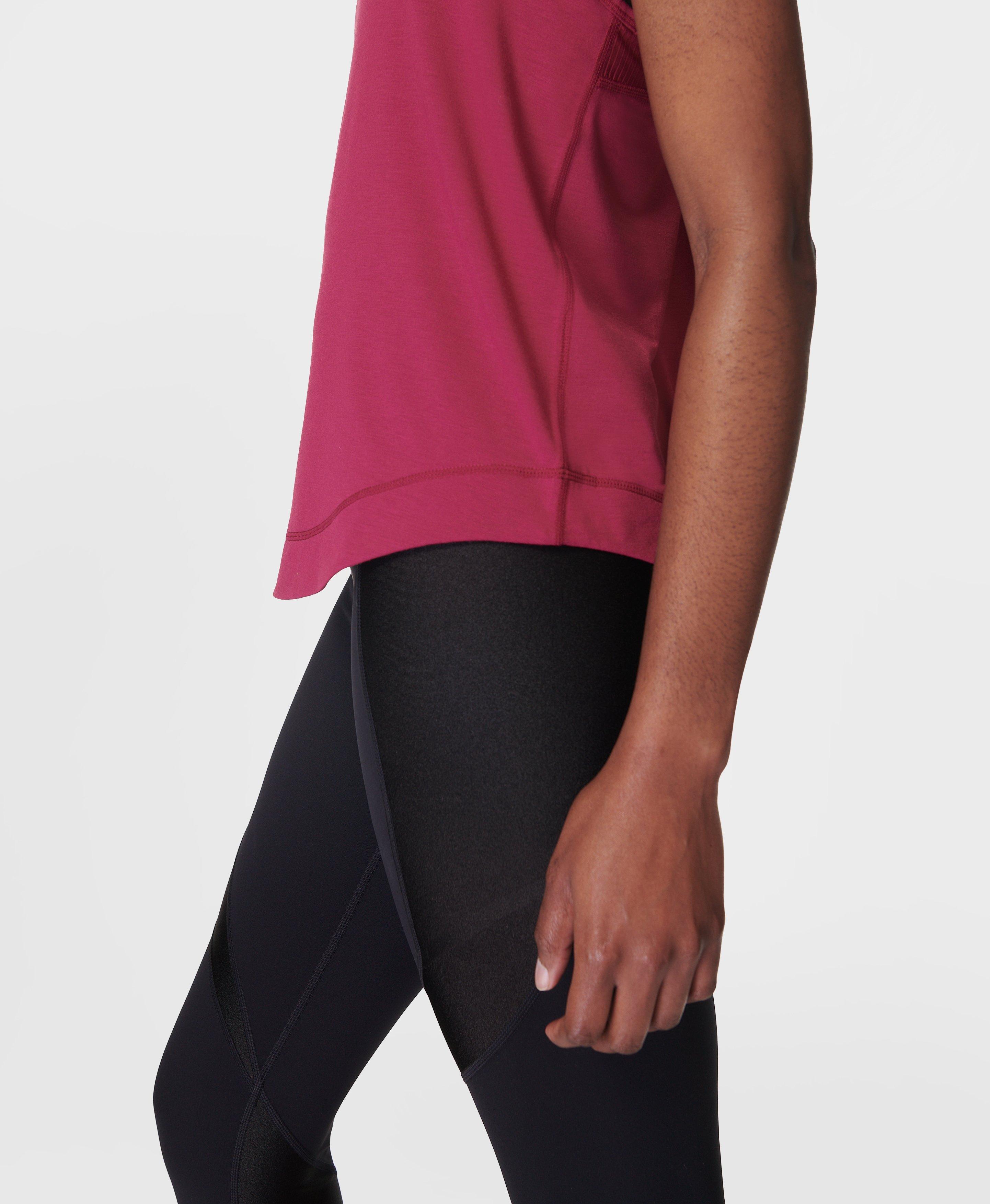 Breathe Easy Running Vest Ruby Red Women s Vests Sweaty Betty