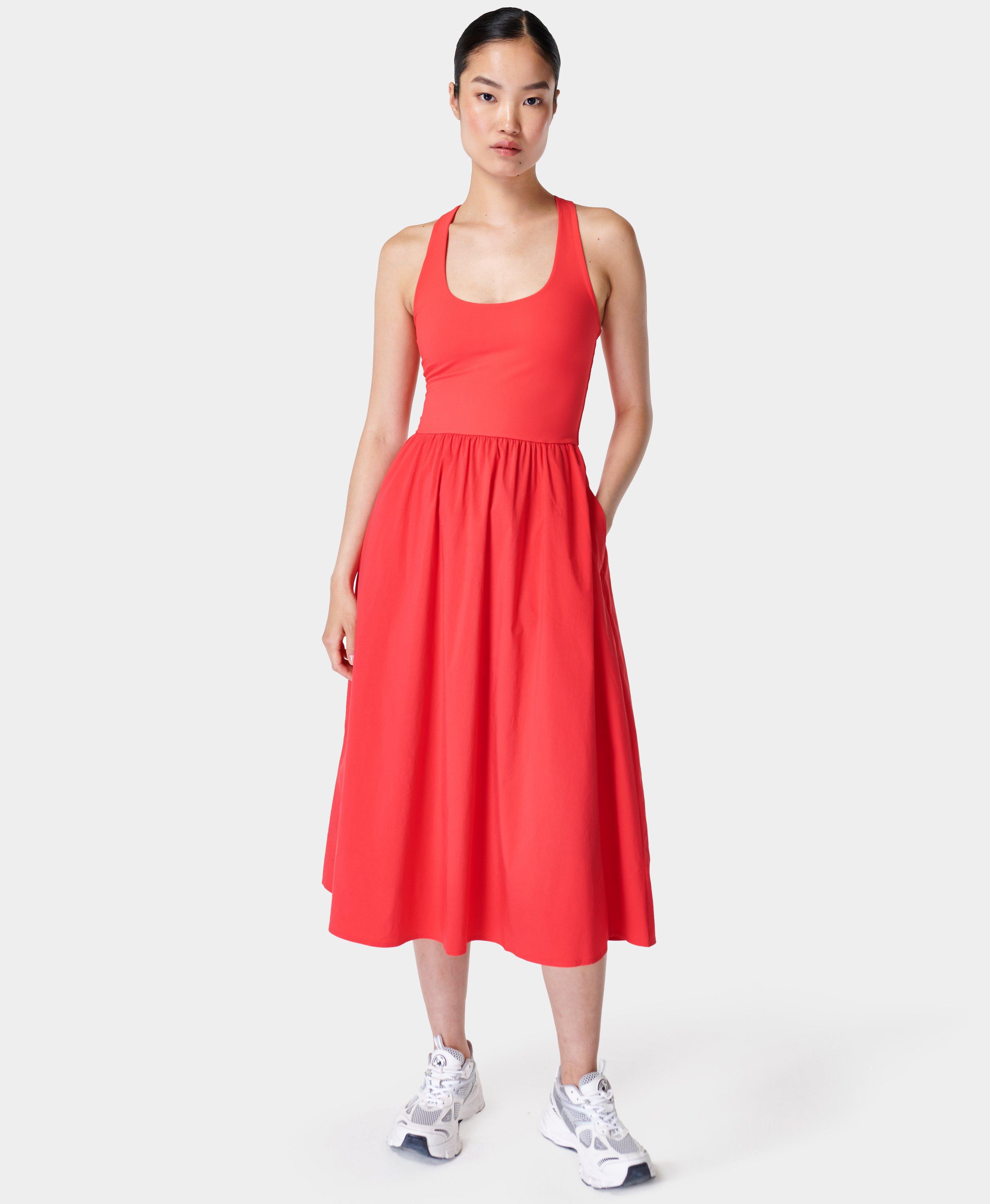 Explorer Ribbed Racer Dress - tulipred | Women's Dresses and Jumpsuits ...