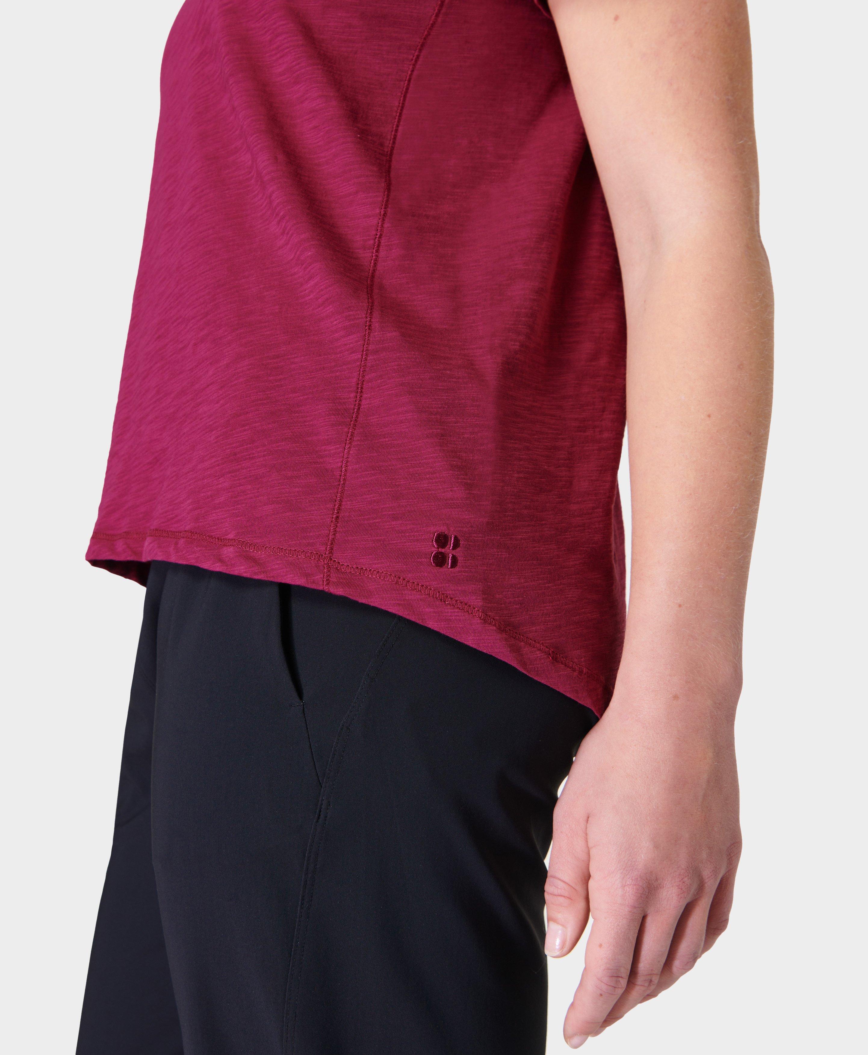 Refresh Crew Neck Tee - Vamp Red | Women's T-Shirts | Sweaty Betty