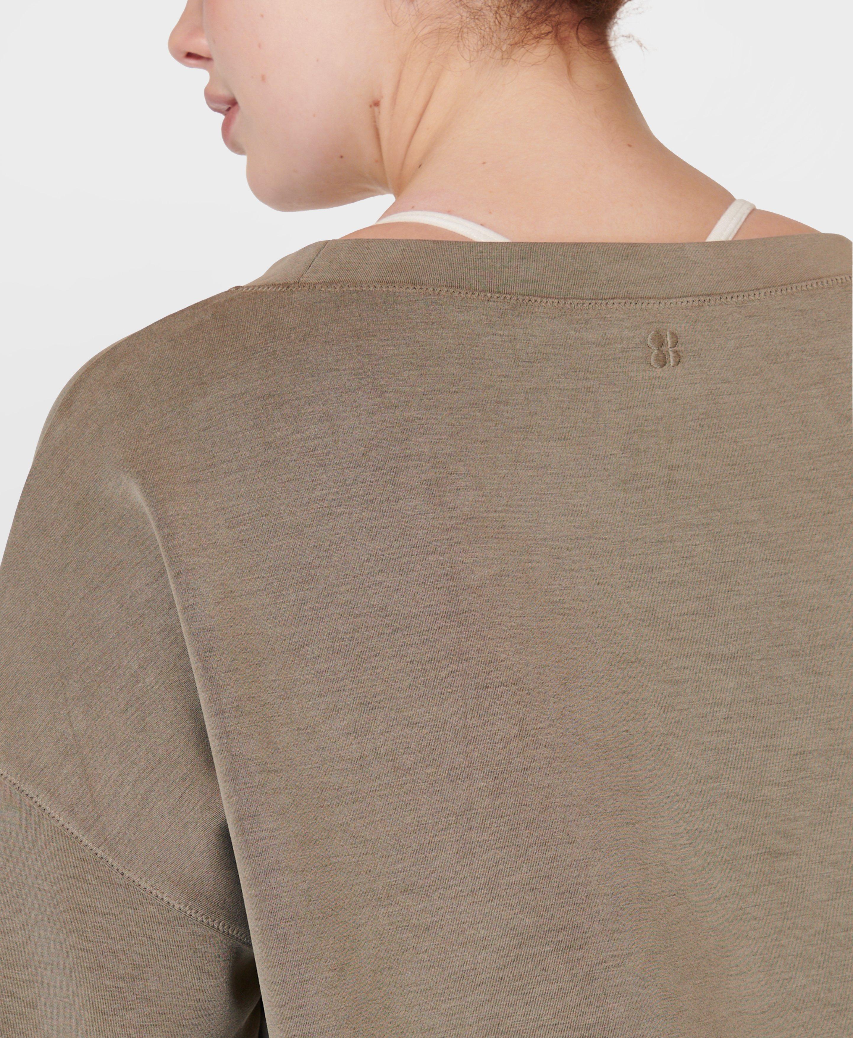 Sand Wash CloudWeight Pullover - Dark Timber Brown | Sweaty