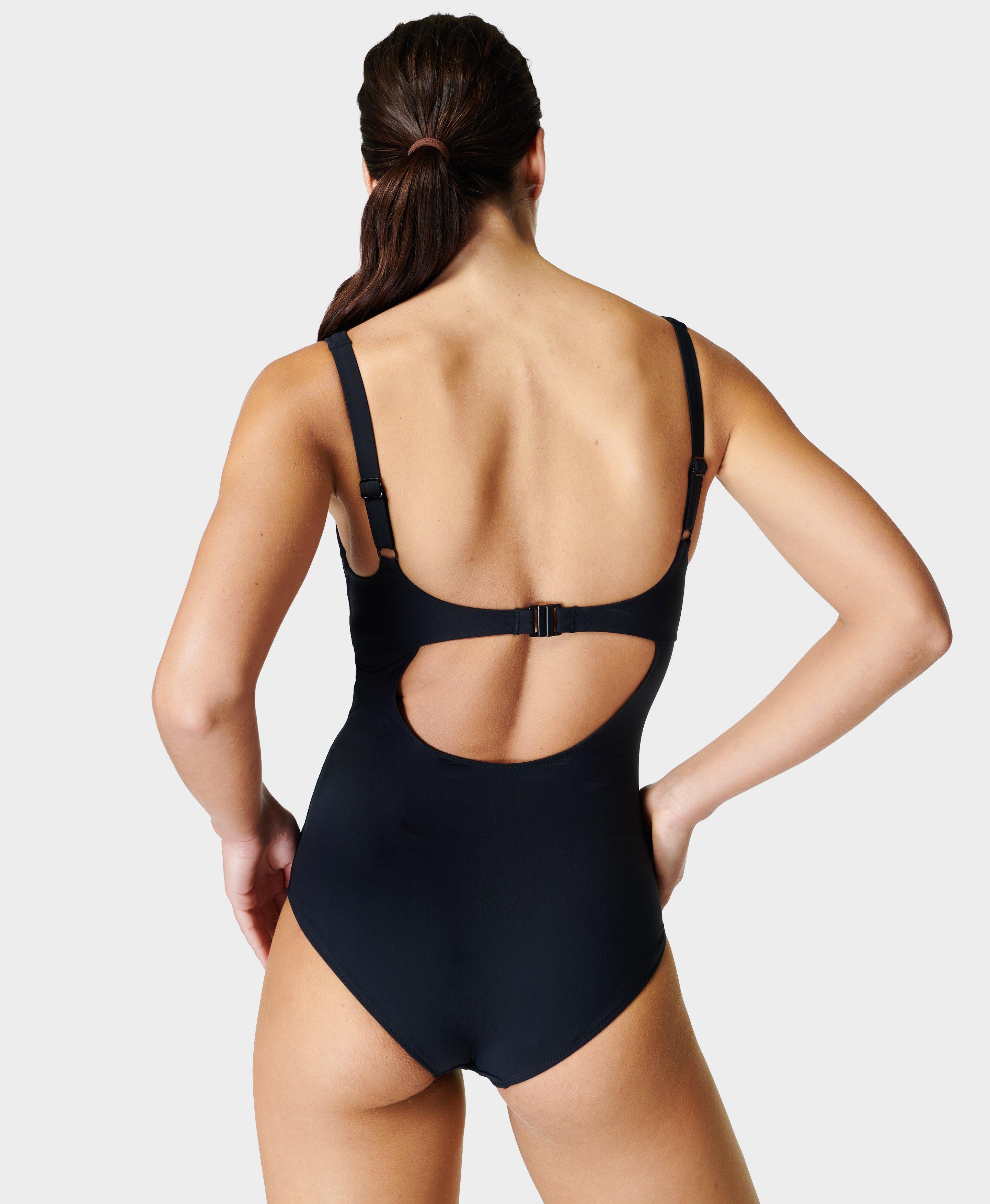 Black hotsell underwired swimsuit