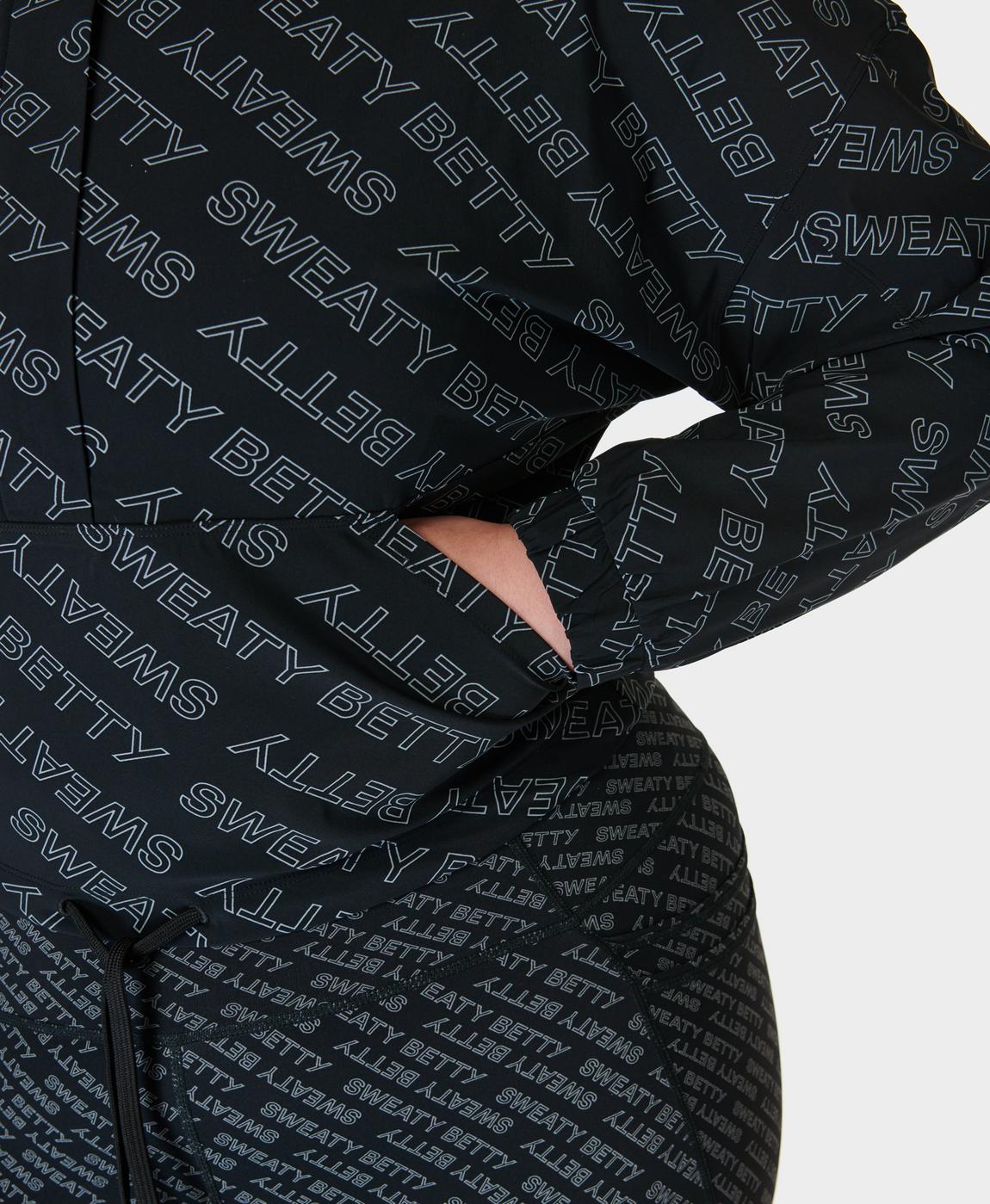 Explorer Half Zip Midlayer - Grey Glitch Typography Print Explorer Half Zip Midlayer - Grey Glitch Typography Print