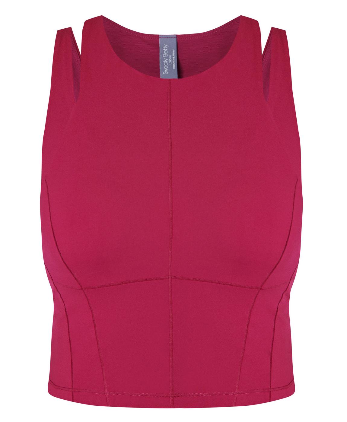 Power Contour Workout Tank Top - Vamp Red, Women's Vests