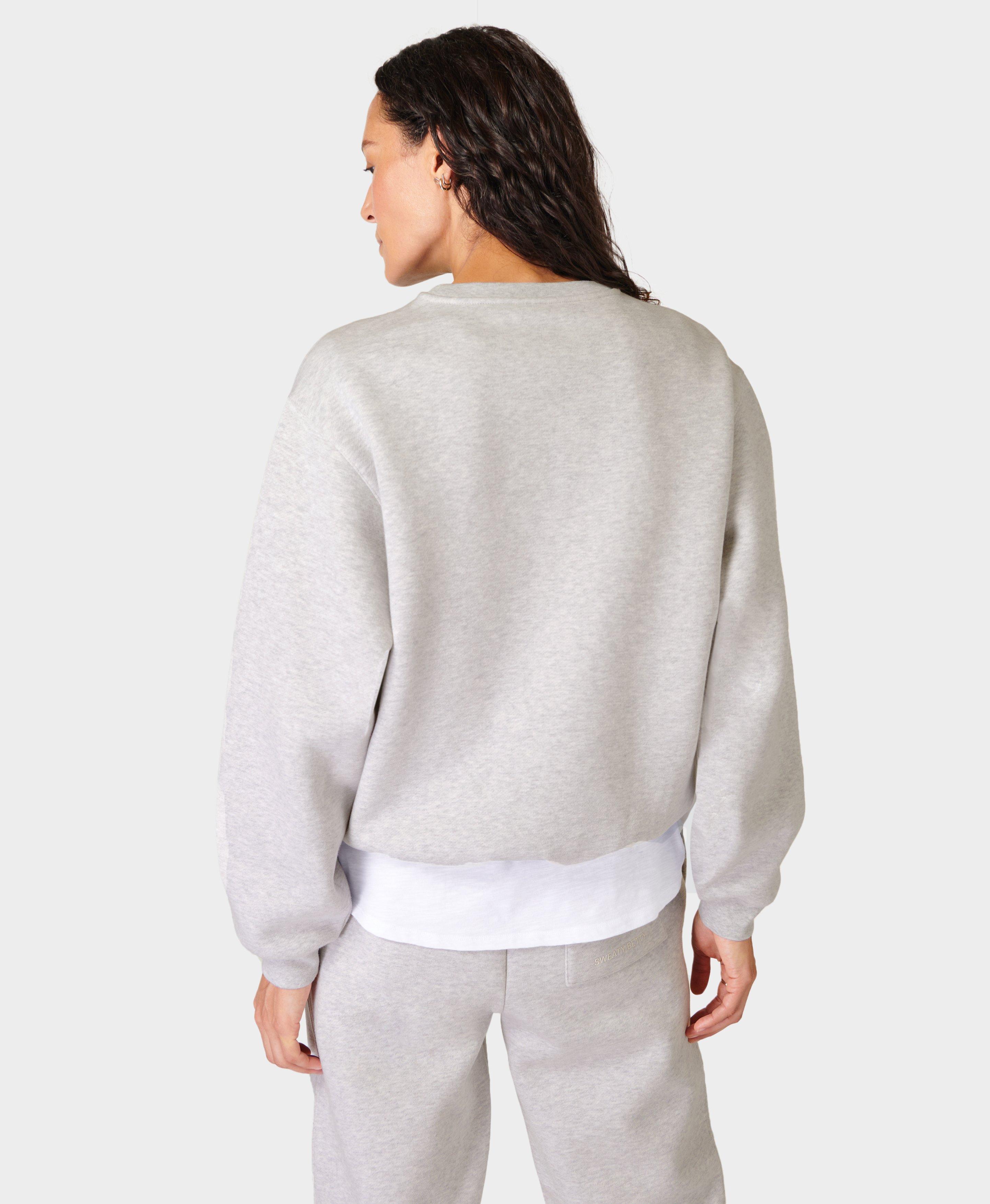 Powerhouse Sweatshirt - Ice Grey Marl | Women's Sweaters + Hoodies 