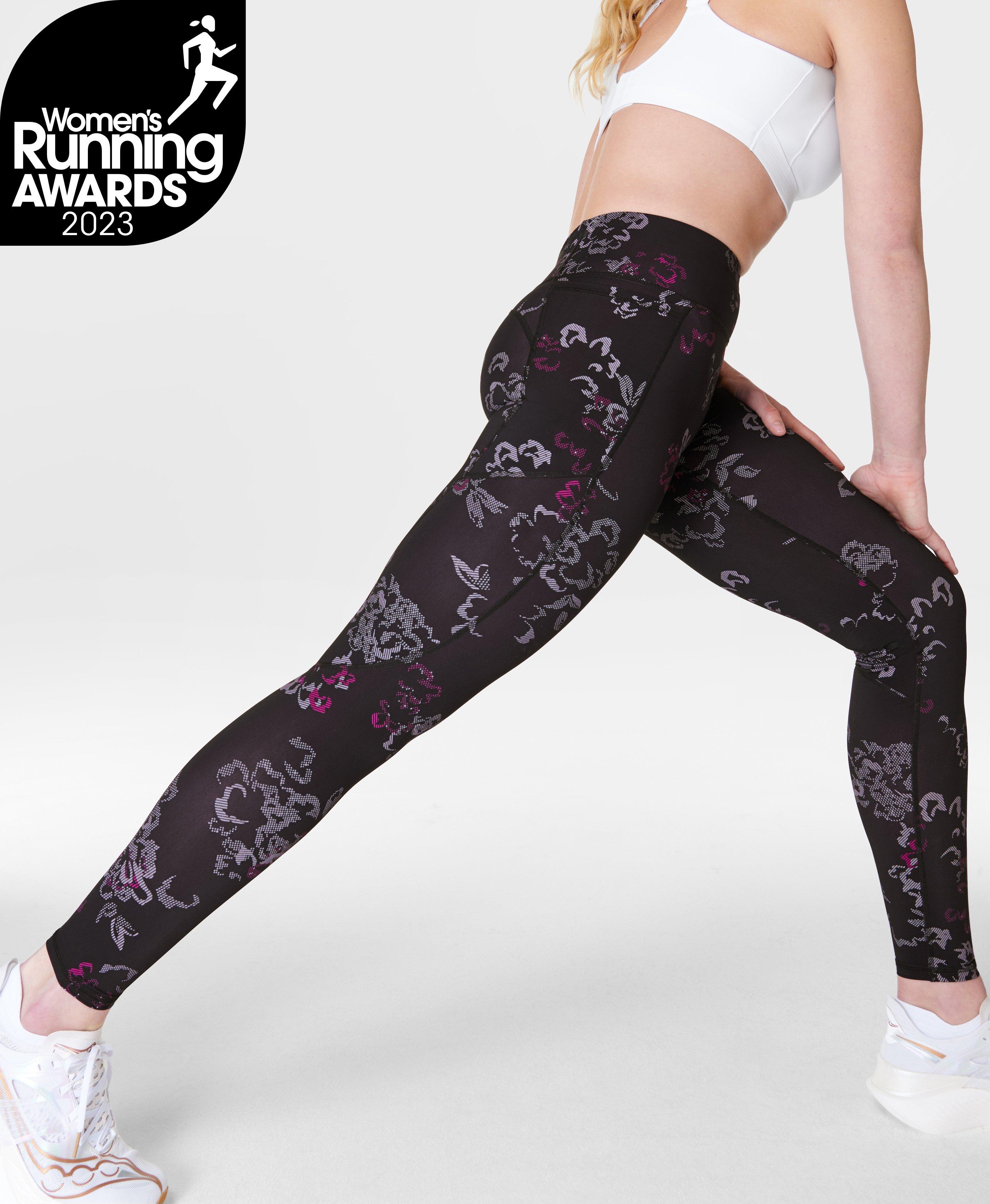 Zero Gravity Running Leggings - Purple Marble Terazzo Print, Women's  Leggings