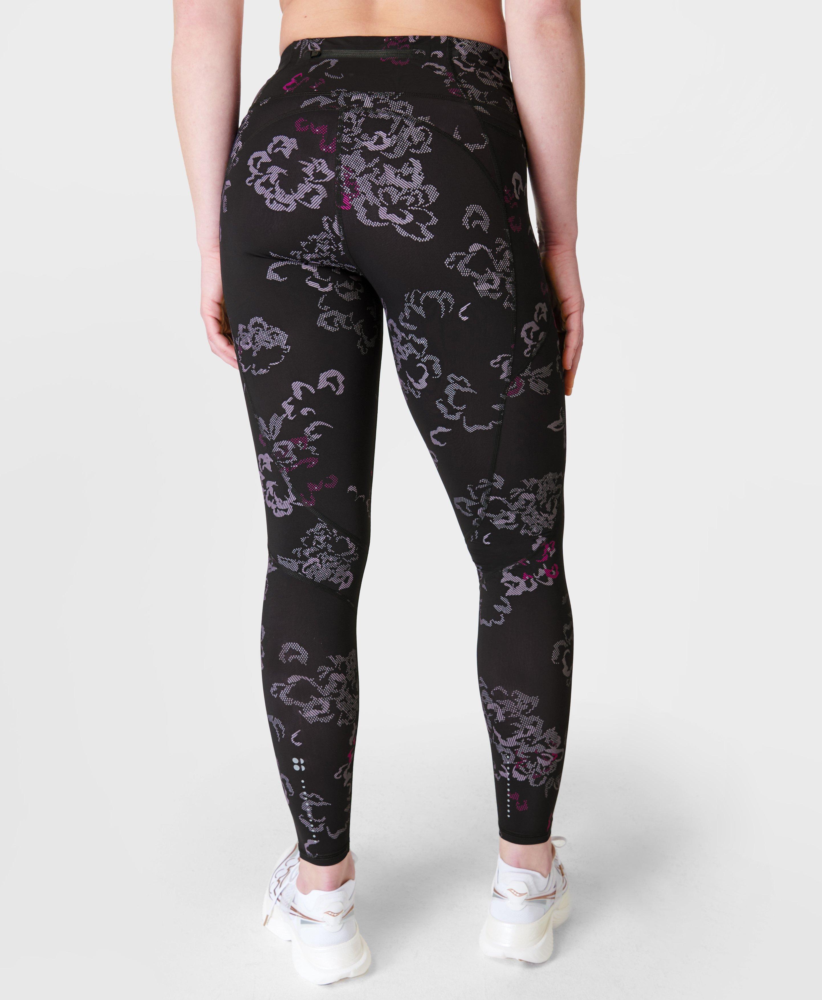 Sweaty Betty All Day floral full length print grey leggings Size XS - $45 -  From Rebecca