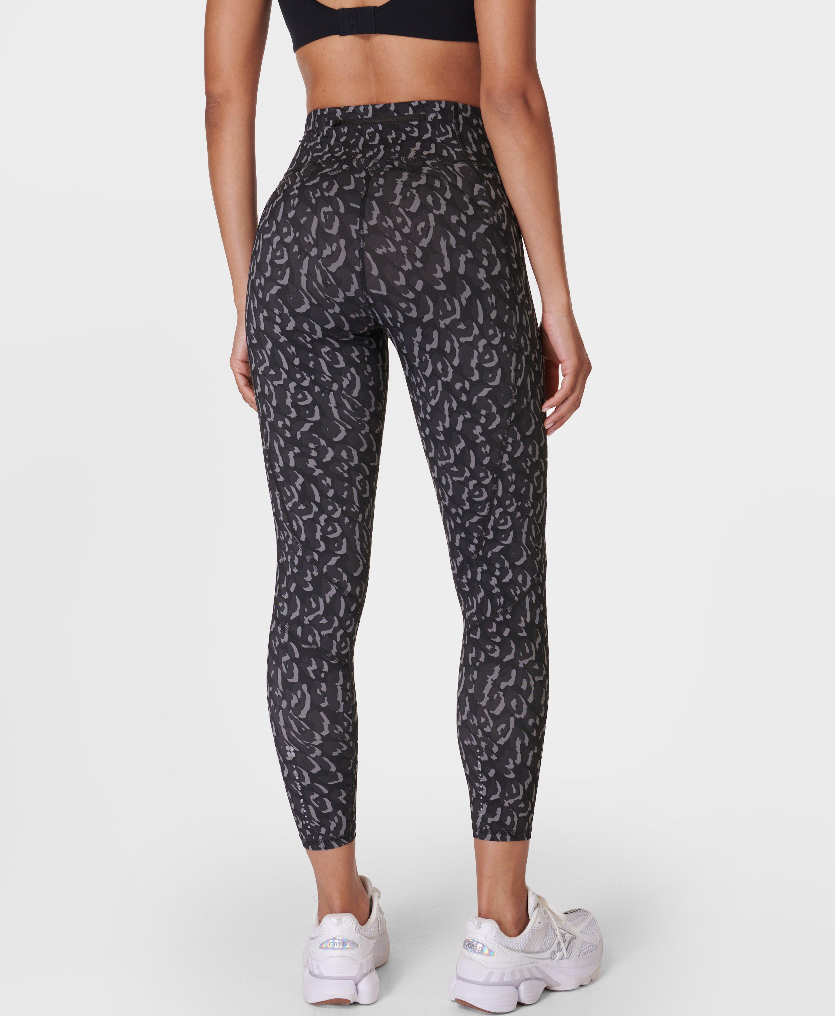 Animal print running tights hotsell