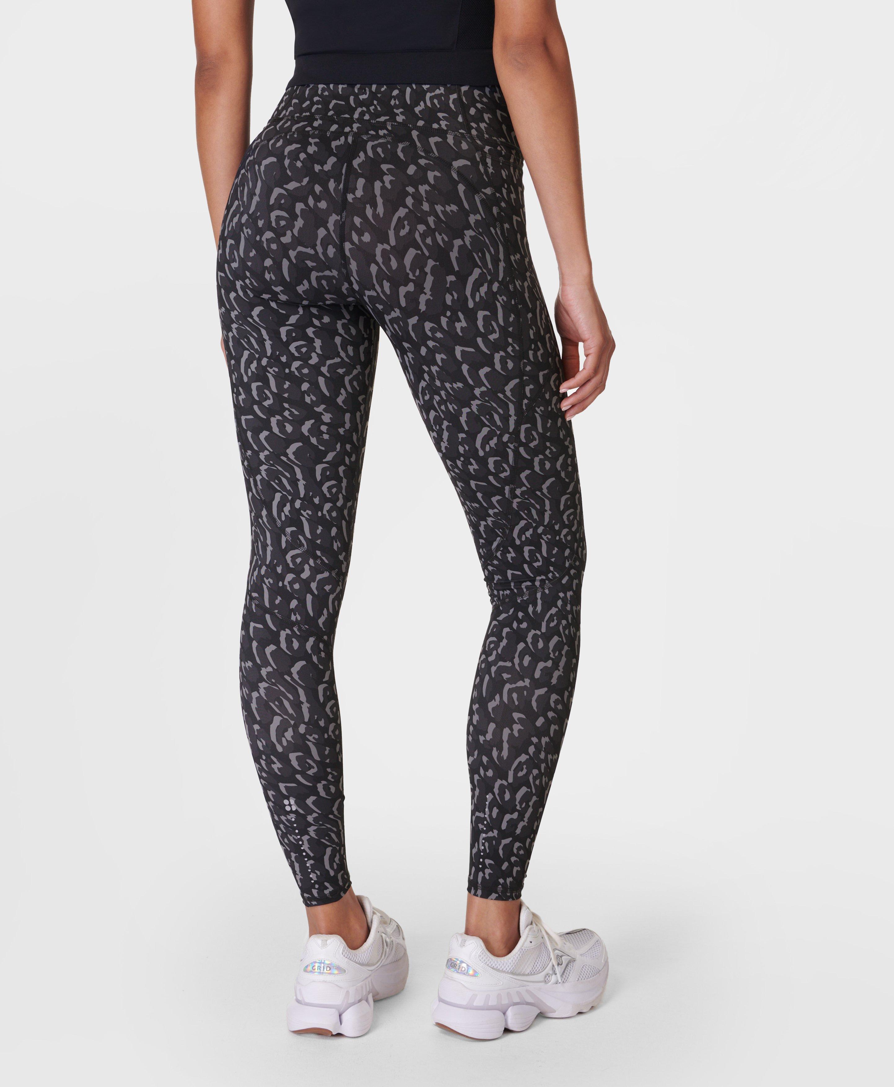 Leopard print running tights hotsell