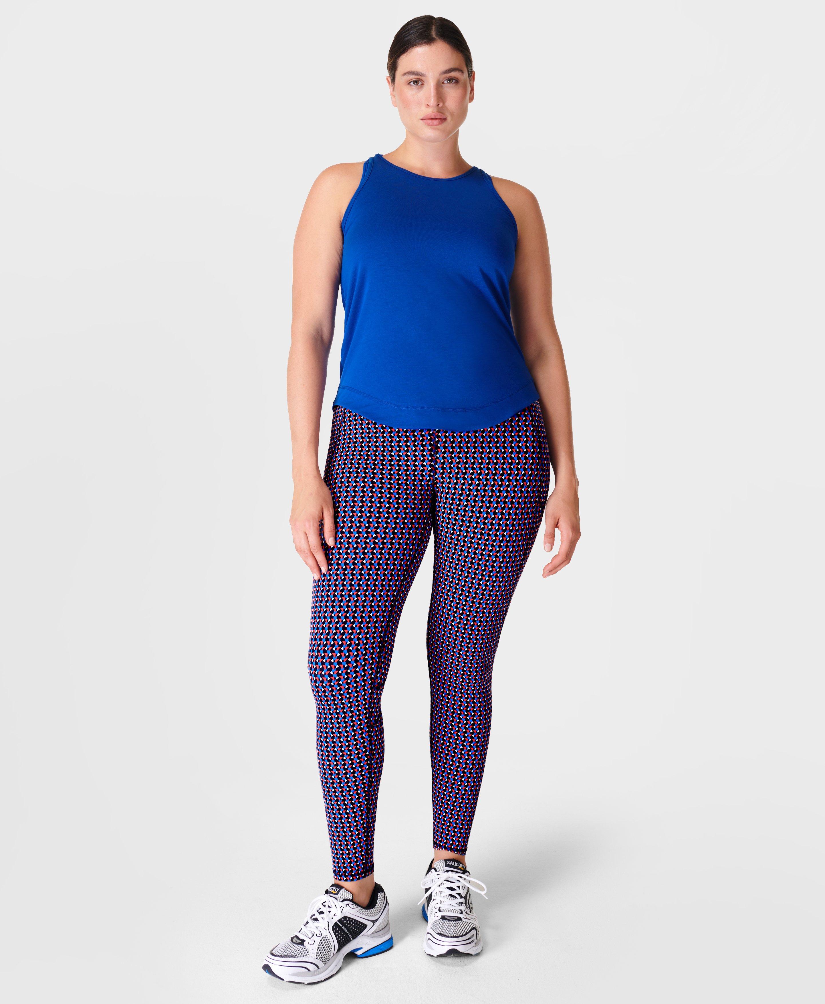 White and hotsell blue leggings