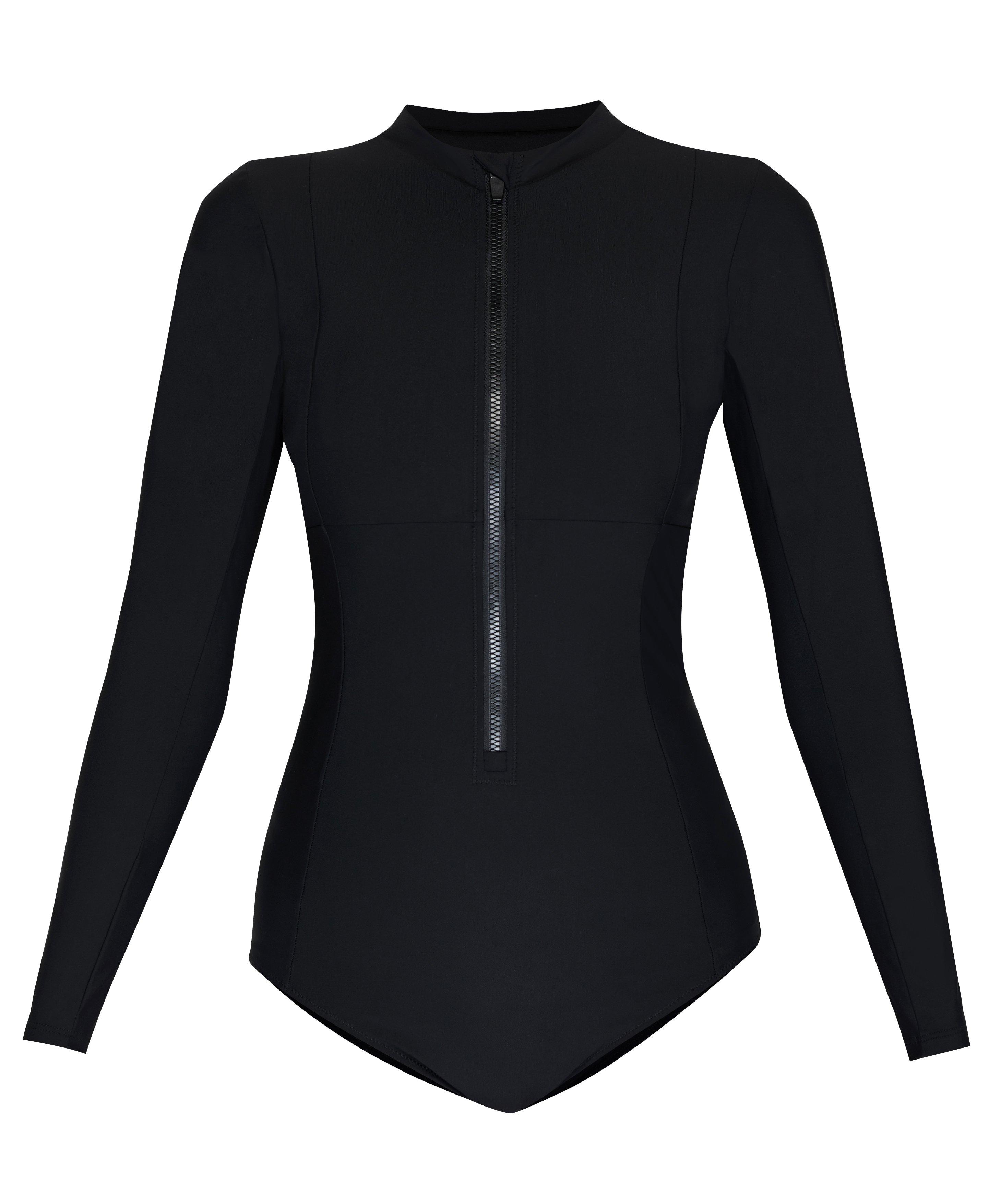 Tidal Xtra Life Long Sleeve Swimsuit - Black A, Women's Swimsuits & Bikinis