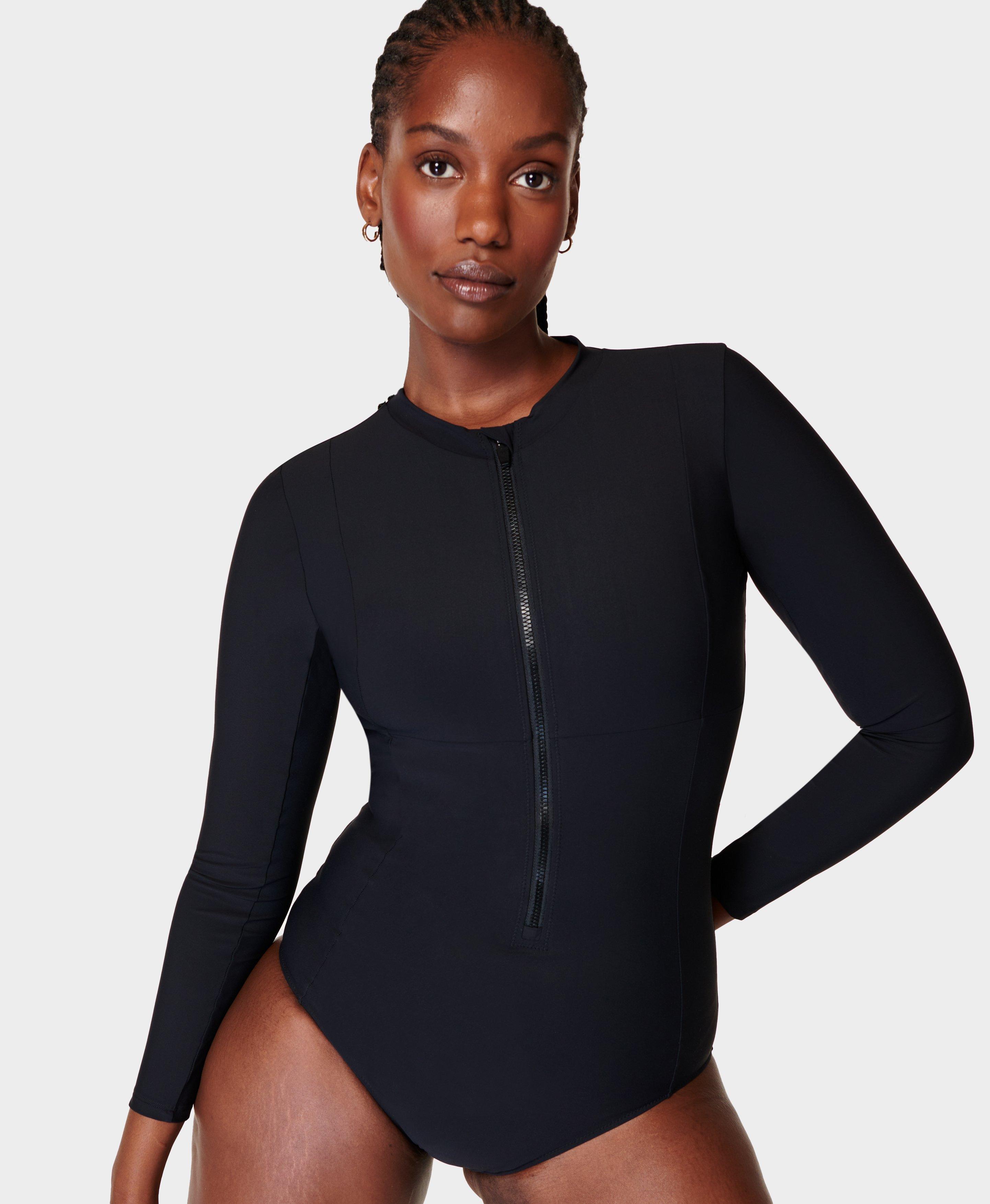 Tidal Xtra Life Long Sleeve Swimsuit Black A Women s Swimsuits