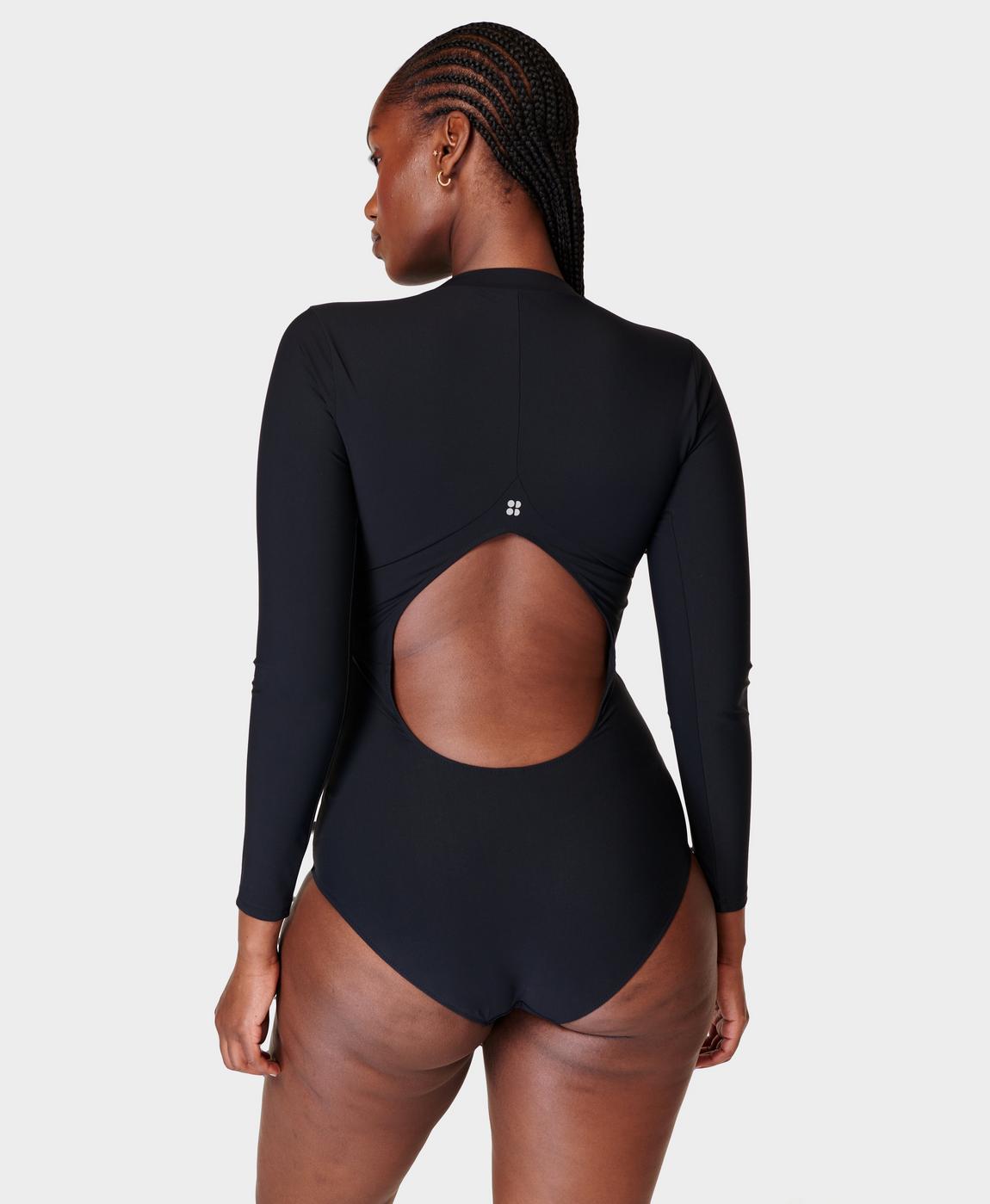 Tidal Xtra Life Long Sleeve Swimsuit - Black A, Women's Swimsuits &  Bikinis