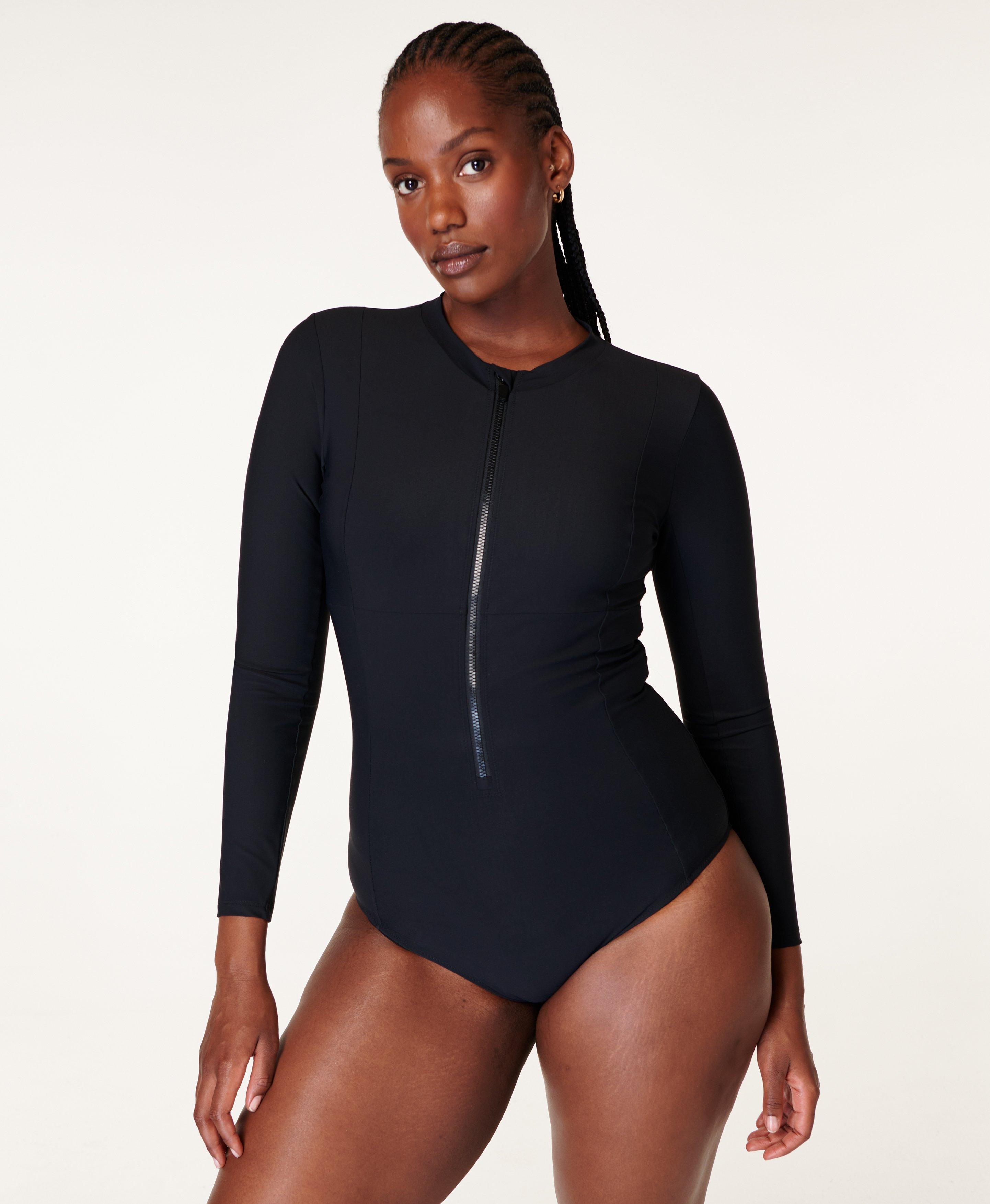 Tidal Xtra Life Long Sleeve Swimsuit Black A Women s Swimsuits