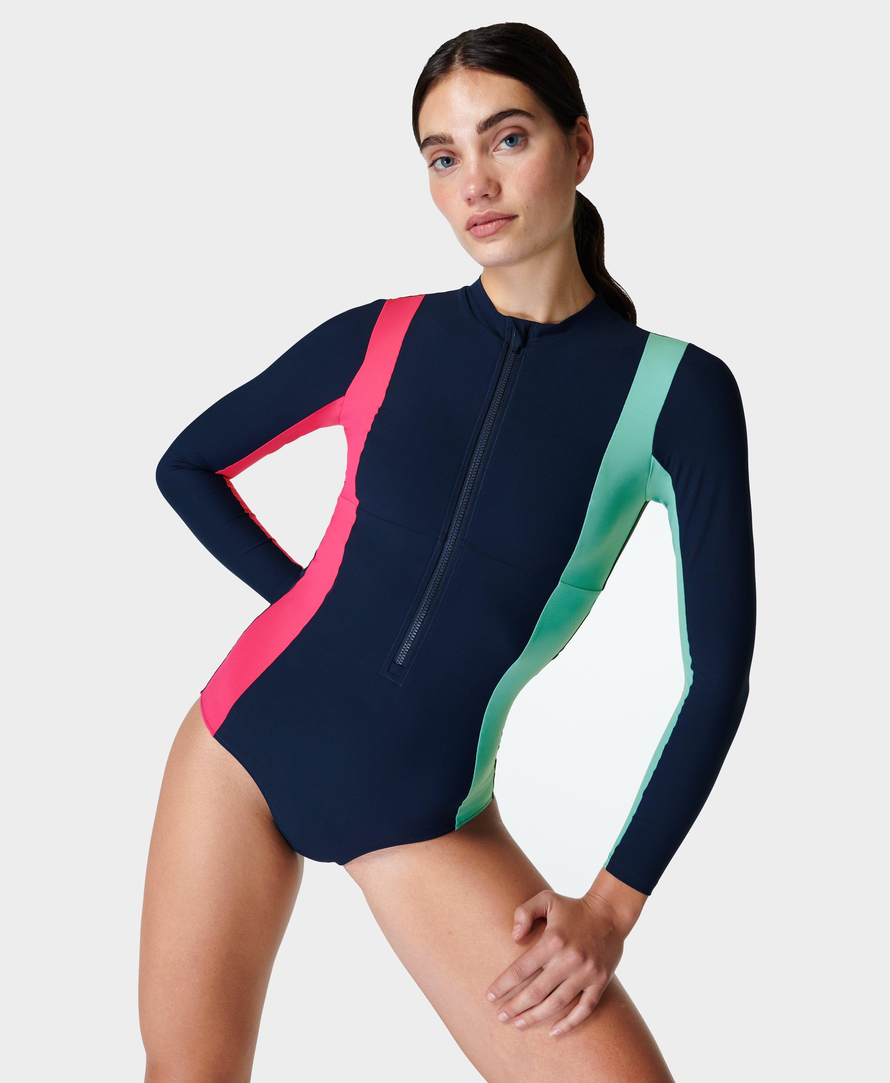 Tidal Xtra Life Long Sleeve Swimsuit - Black A, Women's Swimsuits &  Bikinis