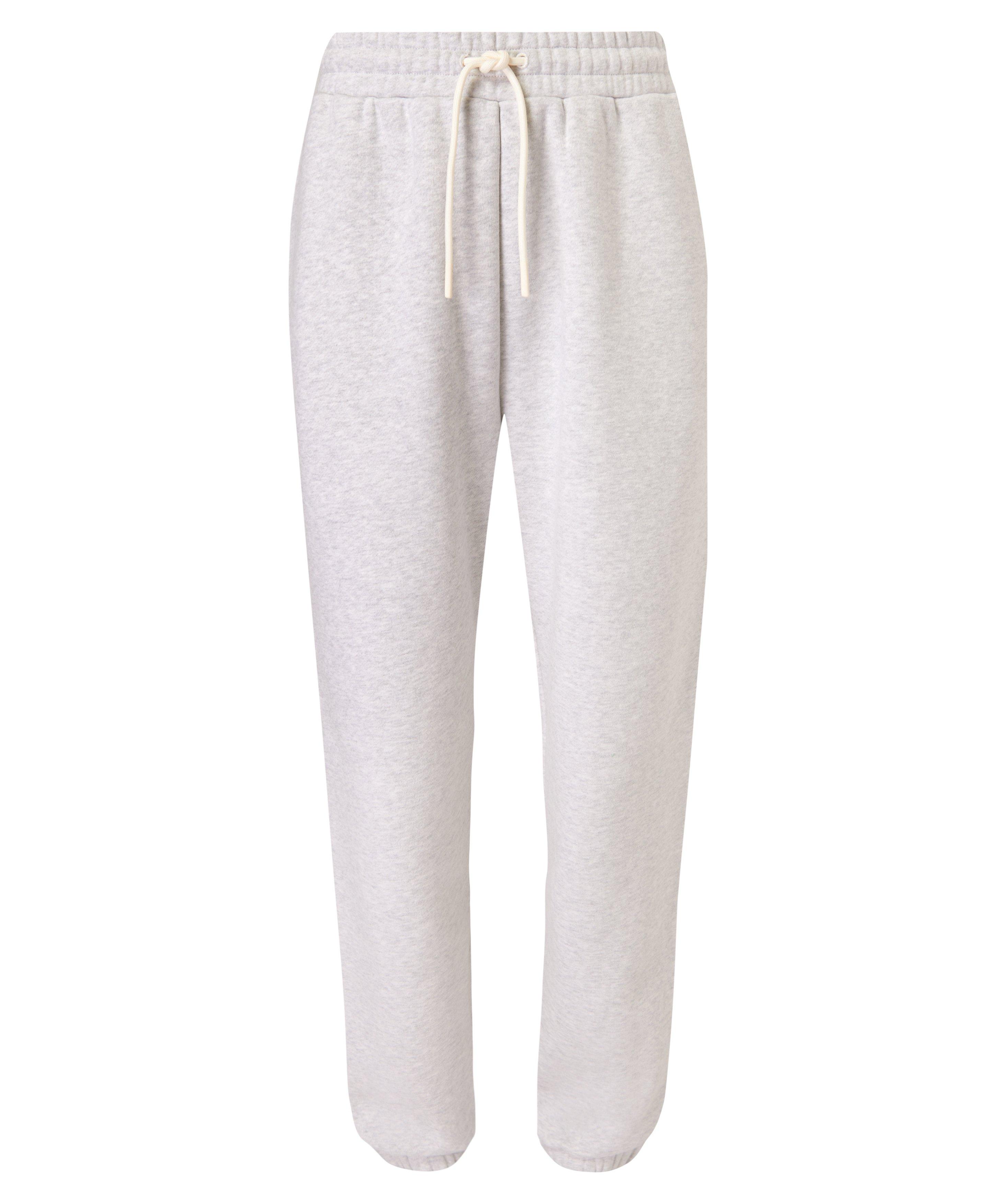 Cotton-blend sweatpants - Light grey marl - Ladies