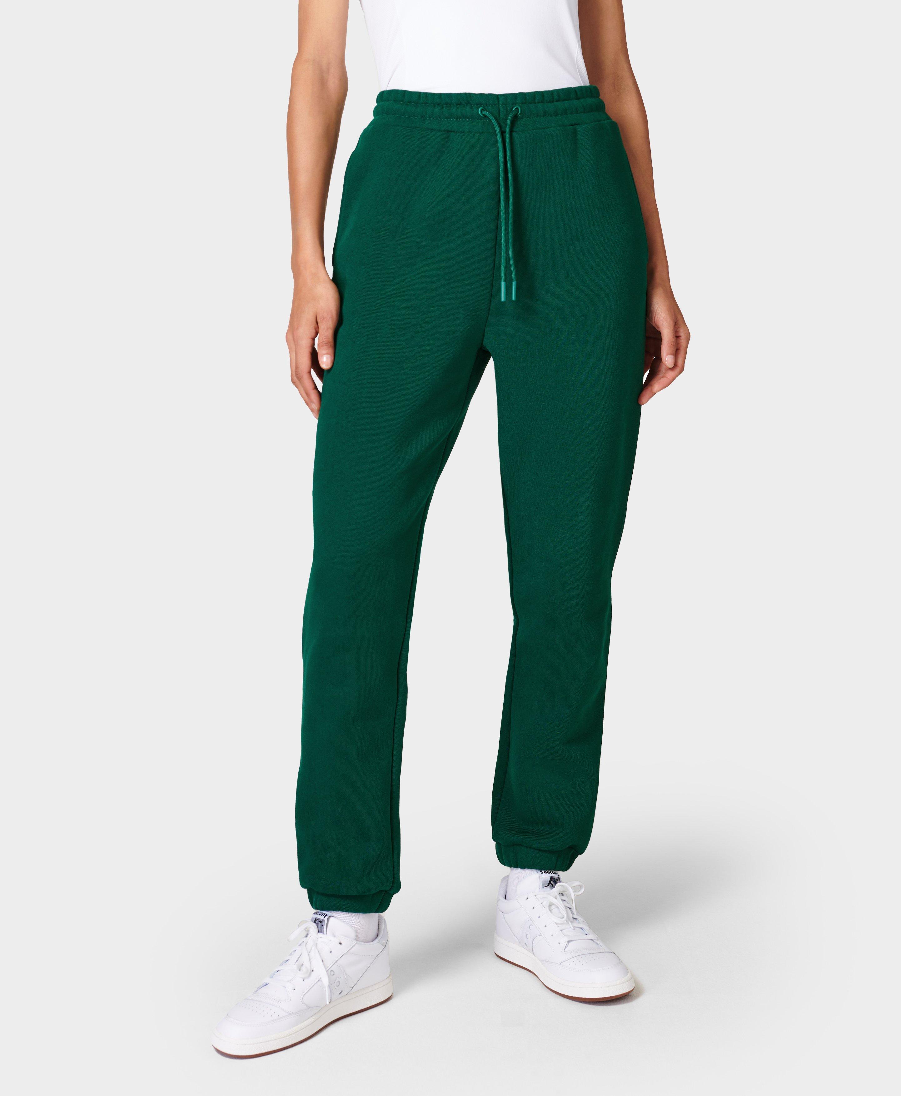 Emerald green jogger pants