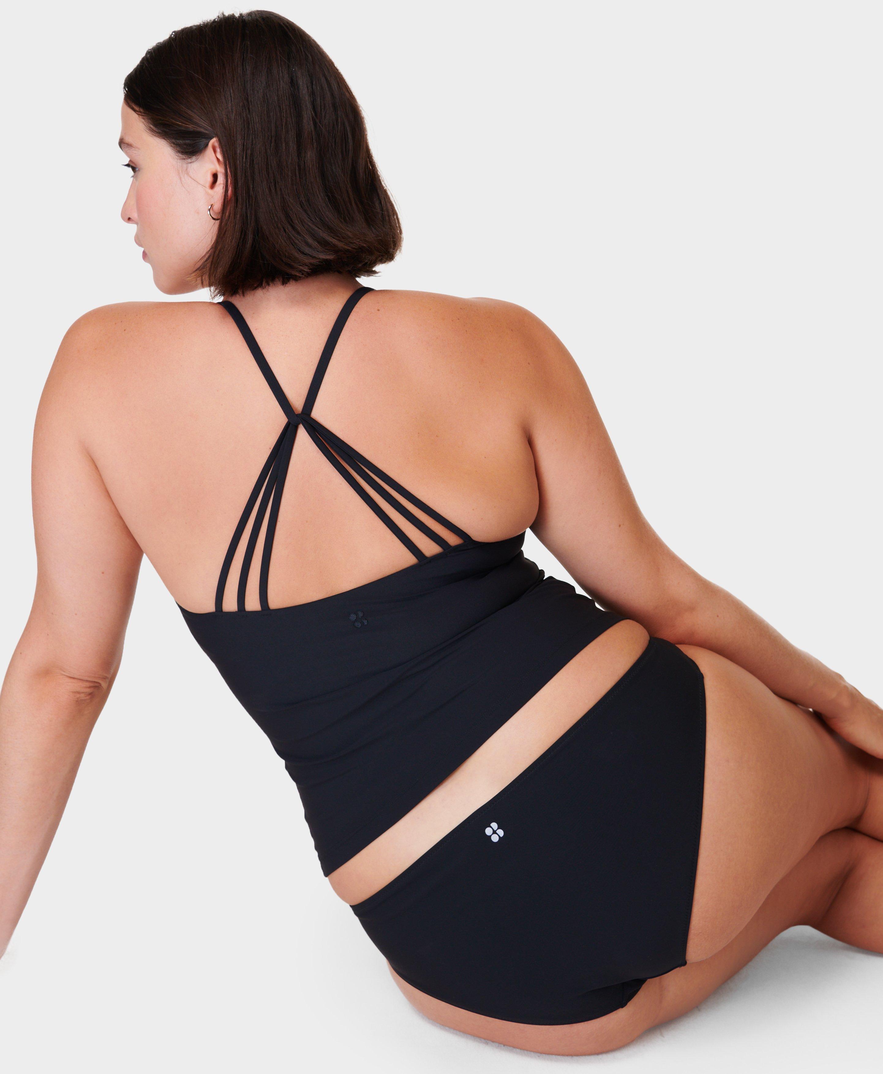 Sweaty Betty Bali Xtra Life Tankini Top, Black, Women's XS