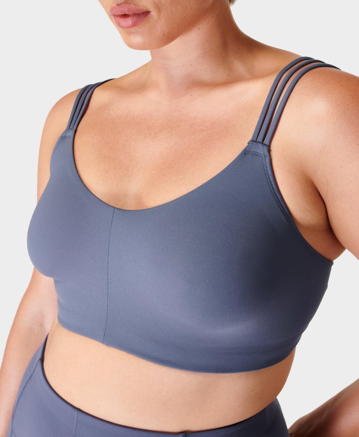 Everyday Yoga Wholesome Solid Sports Bra at YogaOutlet.com