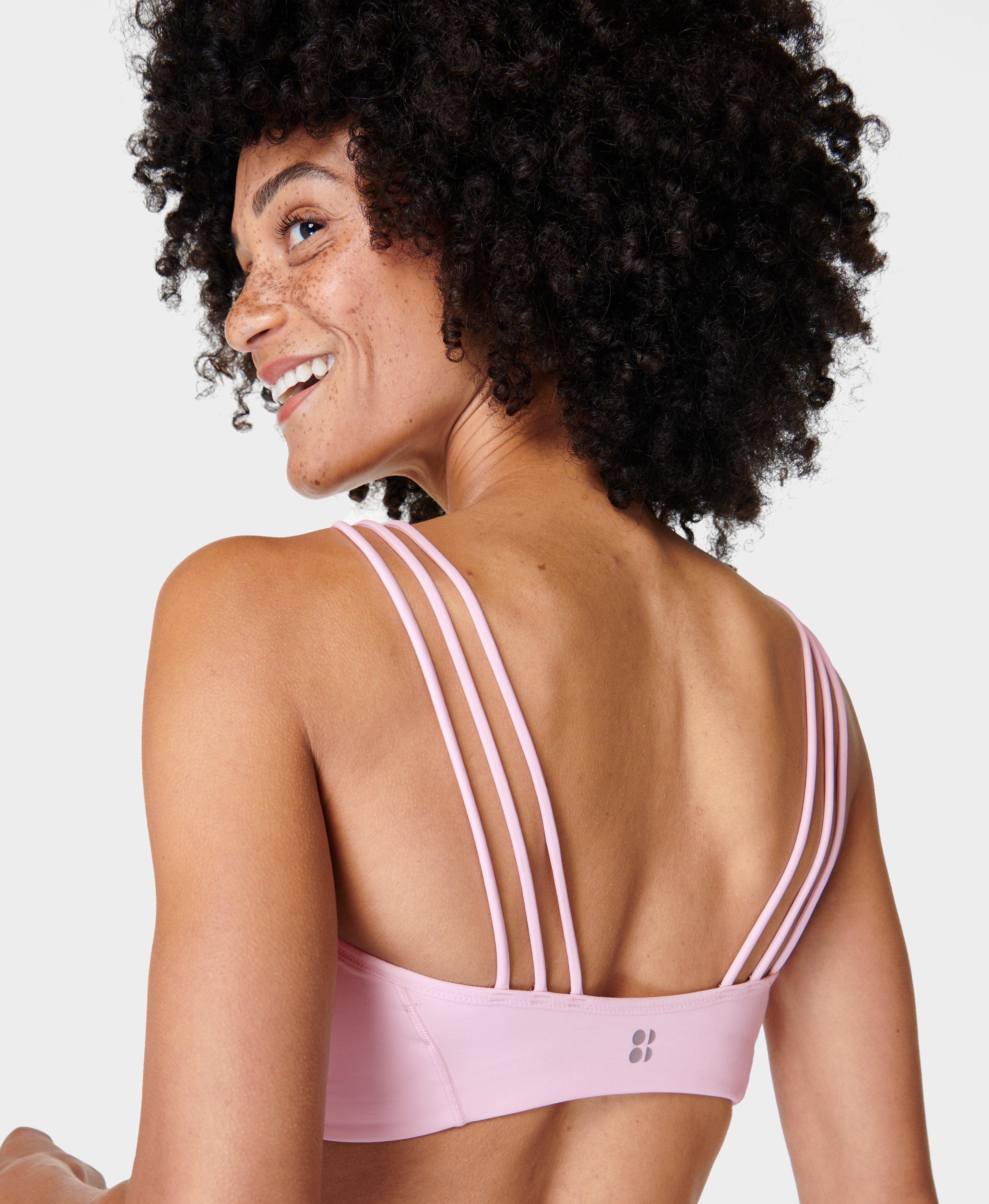 Sweaty Betty Stamina Workout Bra, Nerine Pink at John Lewis & Partners