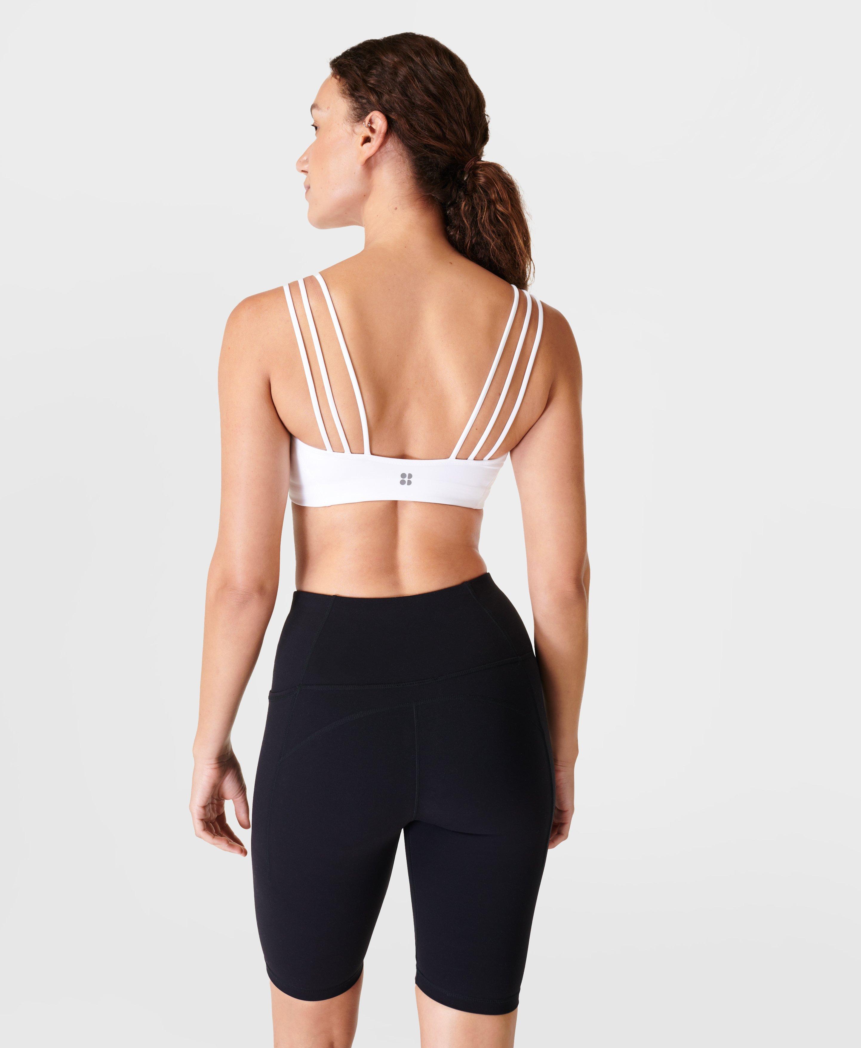 Lululemon Free To Be Wild Strappy Sports Bra White (8) 