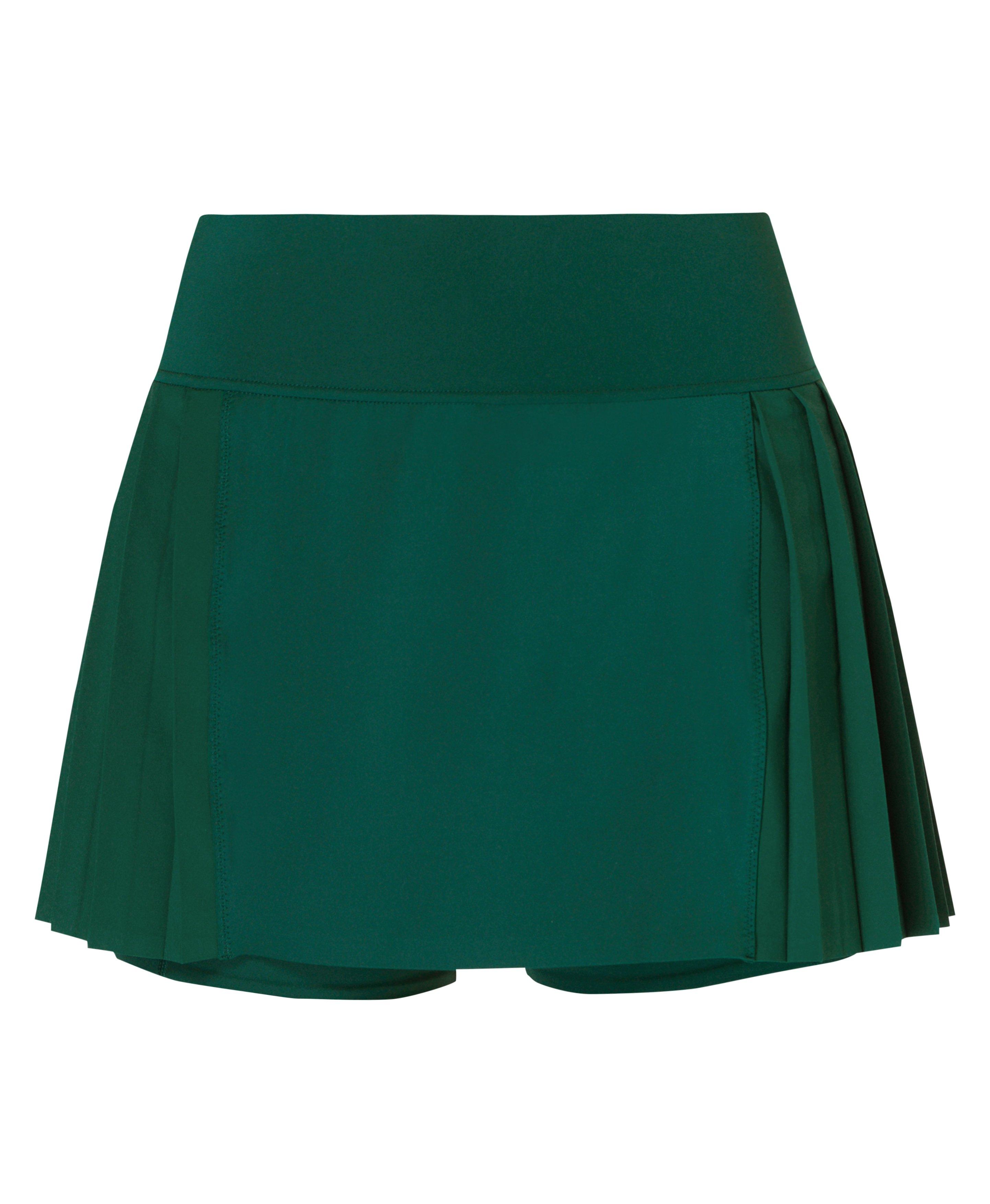 Power Match Point Pleat Tennis Skort - Retro Green | Women's