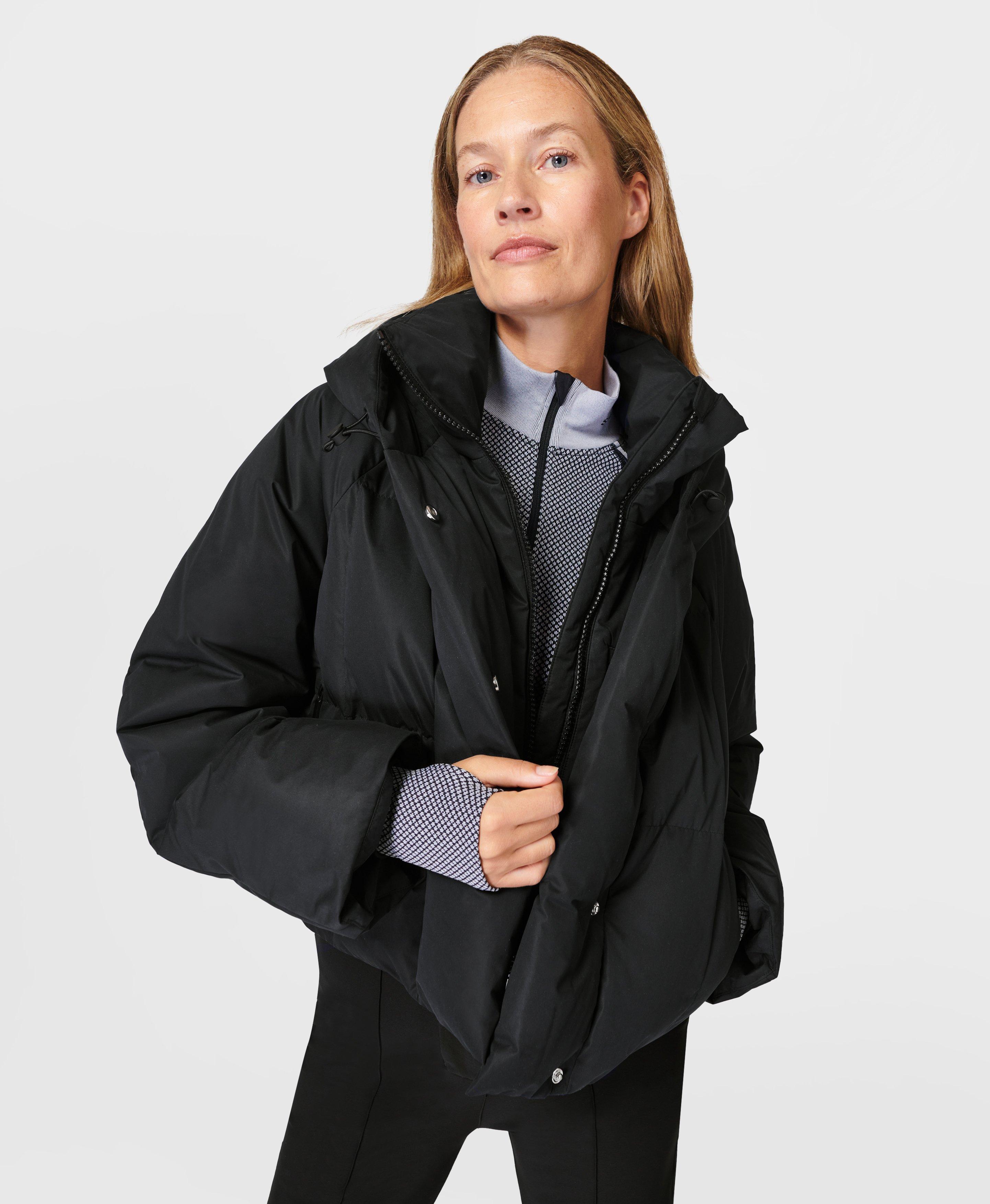 Snowfall Ski Puffer Jacket - Black | Women's Ski Clothes | Sweaty Betty