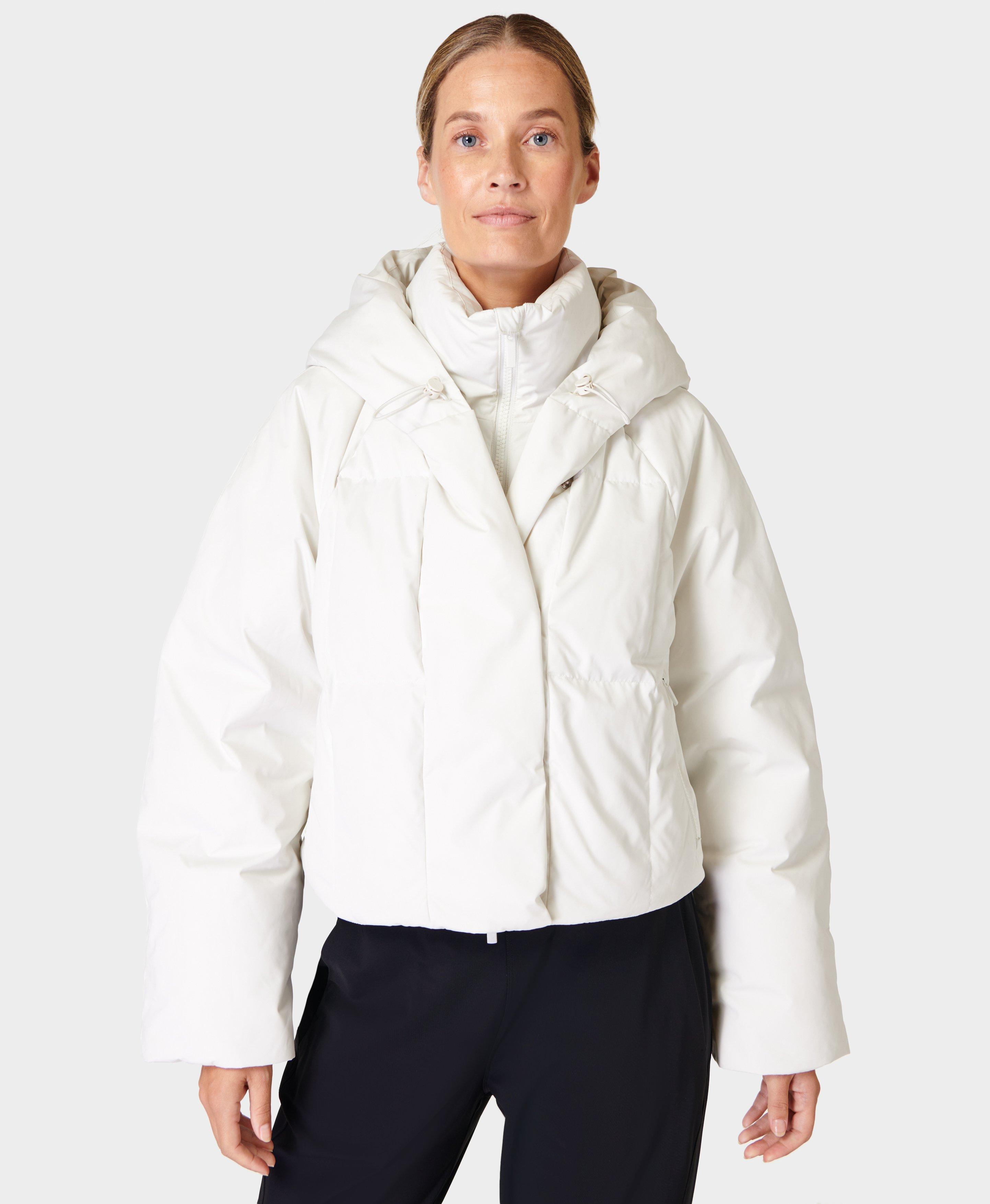 White puffer coat outlet womens