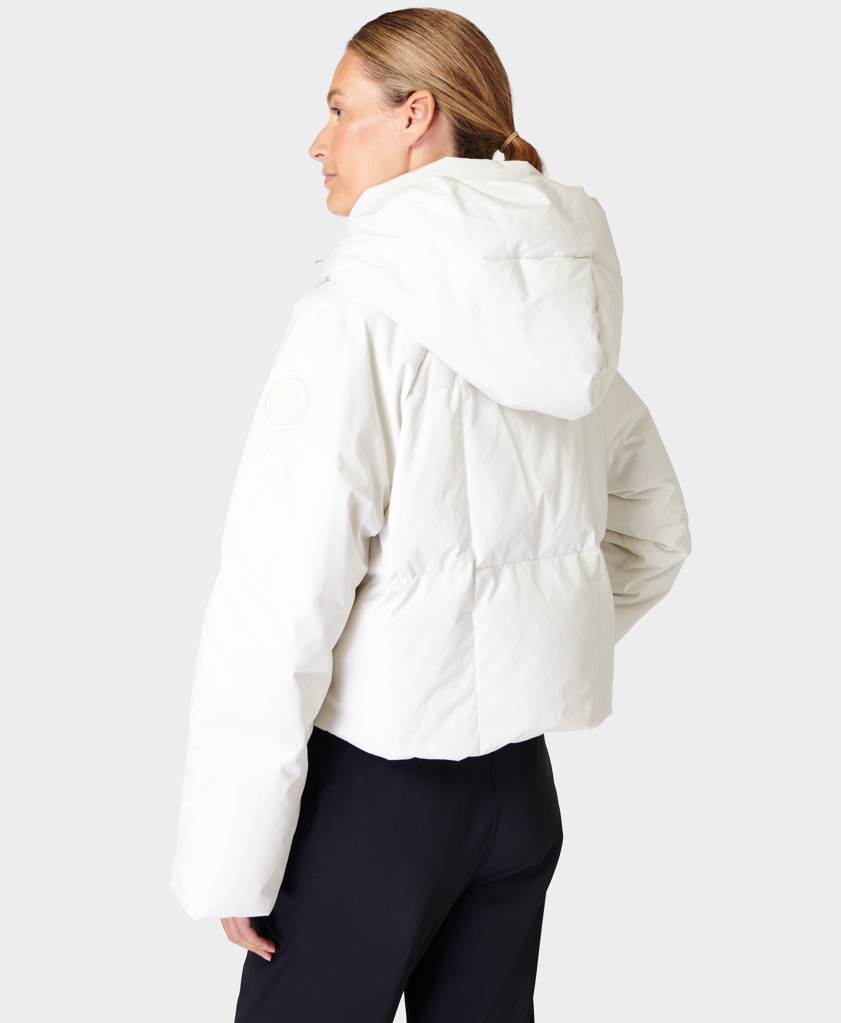 White puffer ski on sale jacket