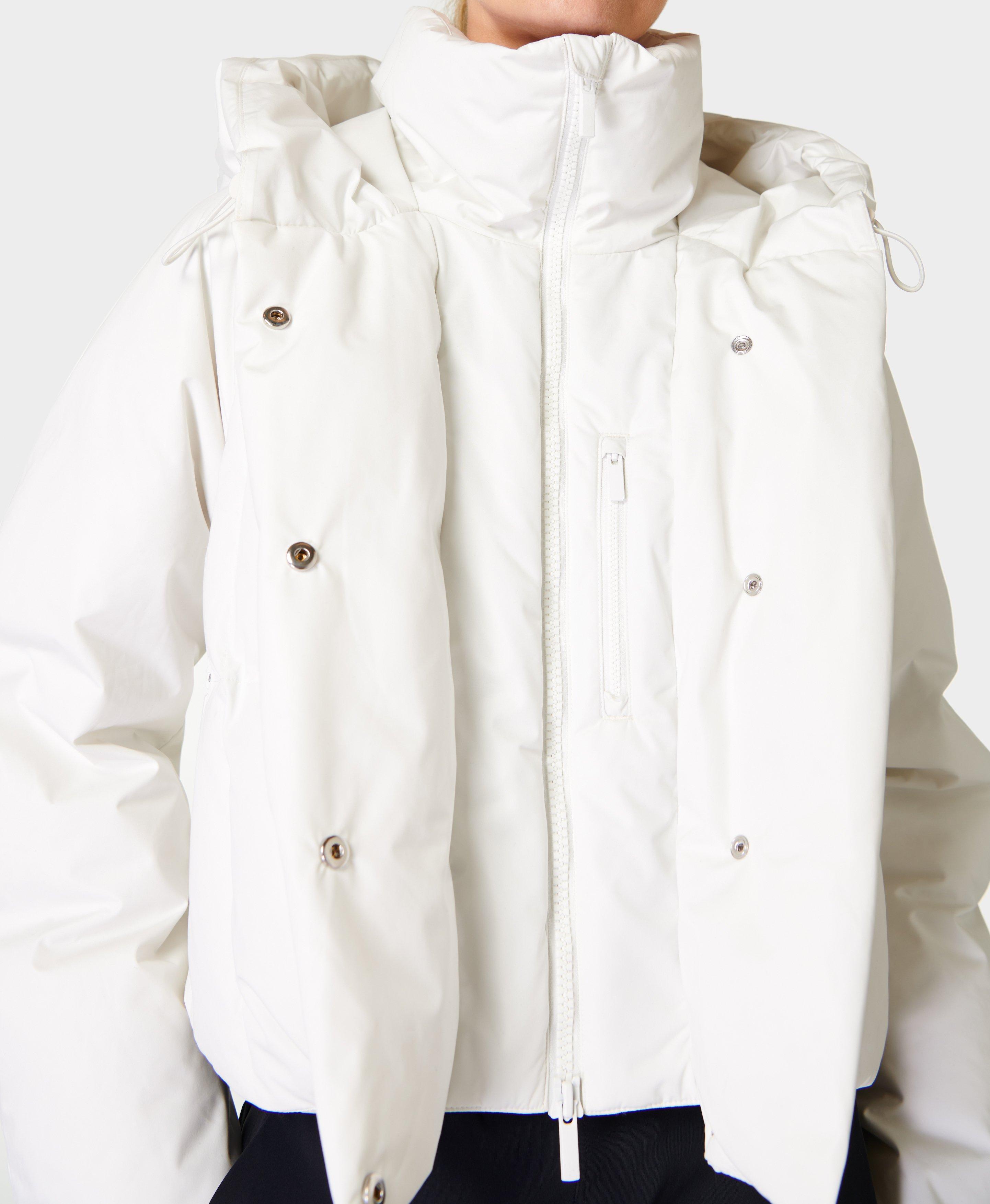 White puffer best sale ski jacket