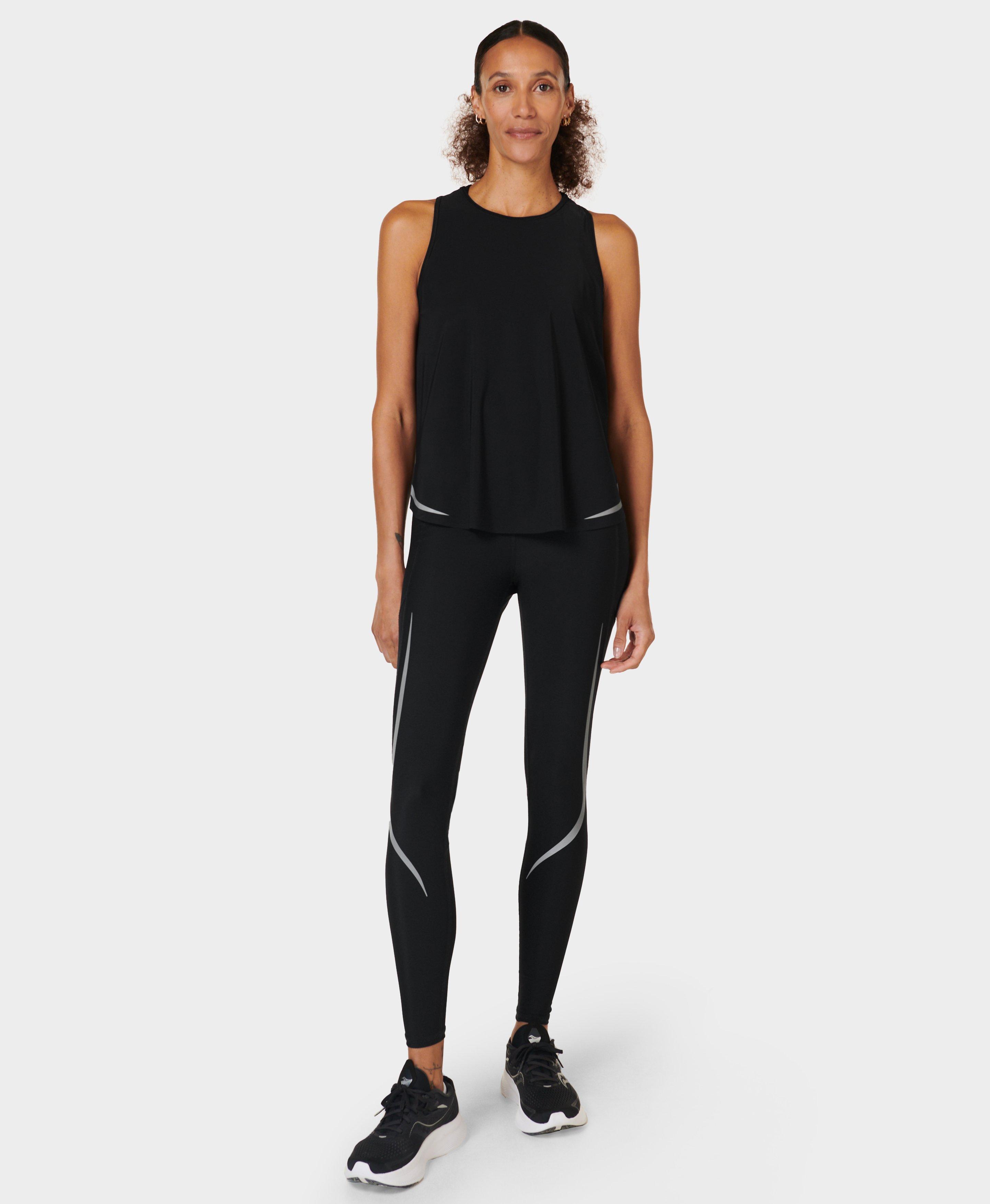 Sweaty Betty buying Zero Gravity Homestraight Run Crop Vest Tank Set S Black Colorblock