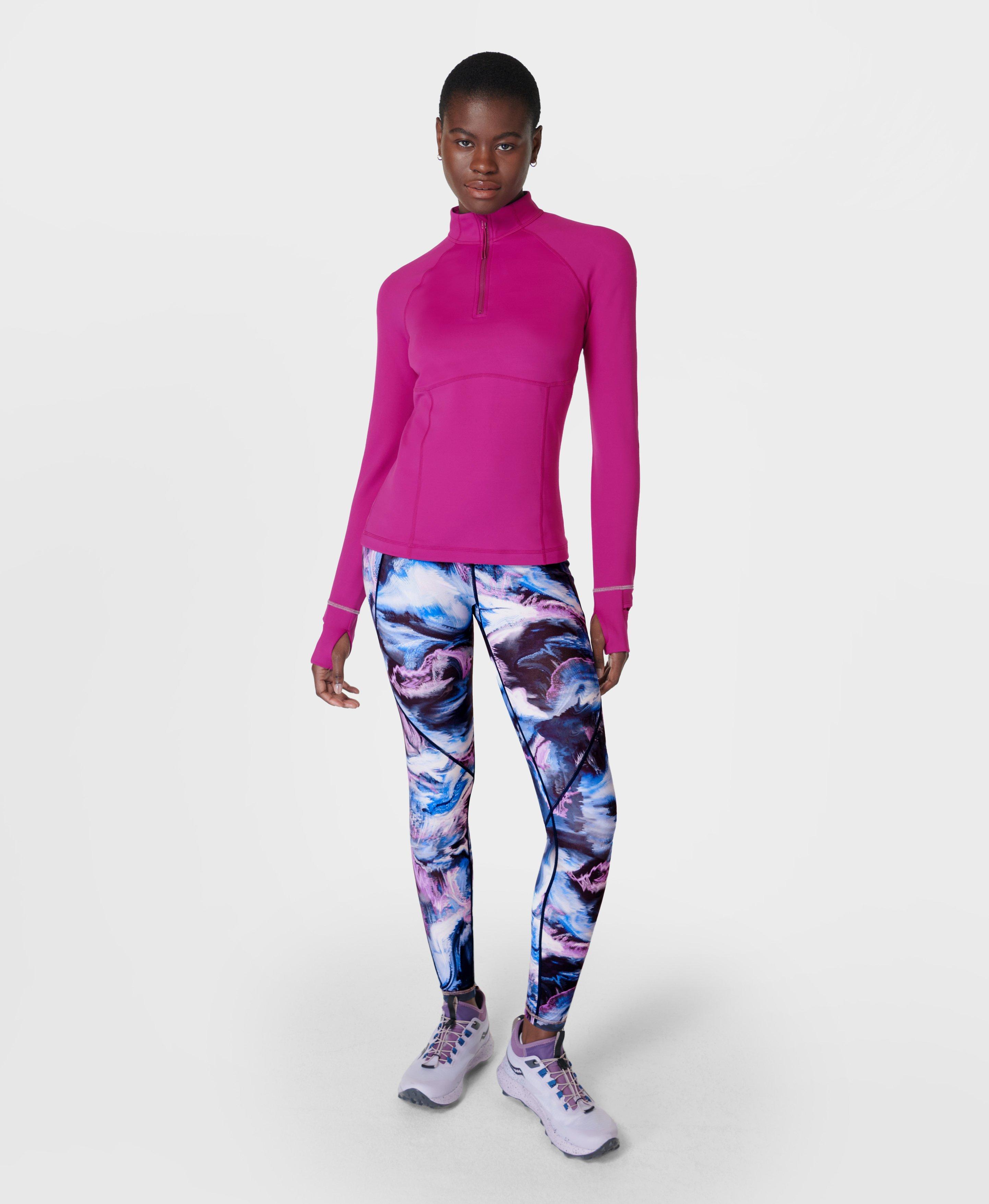 Pro Run Half Zip - Magenta Fusion Purple | Women's Sweaters +