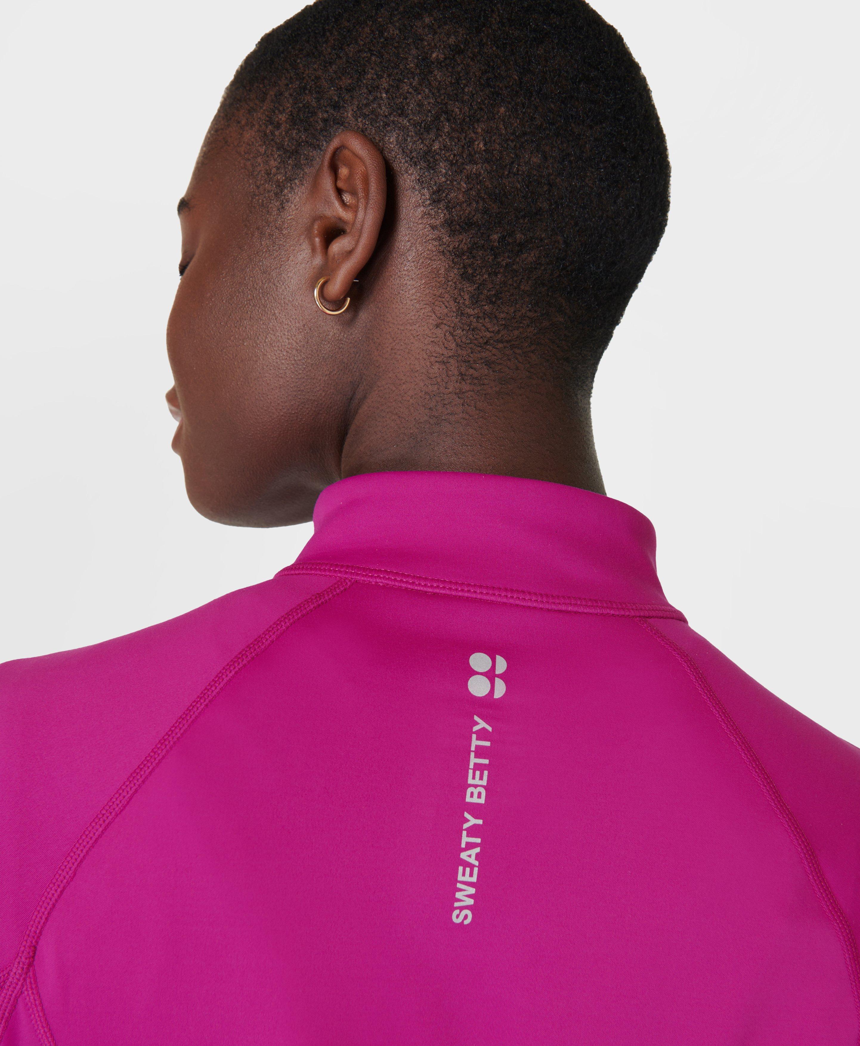 Pro Run Half Zip - Magenta Fusion Purple | Women's Sweaters +