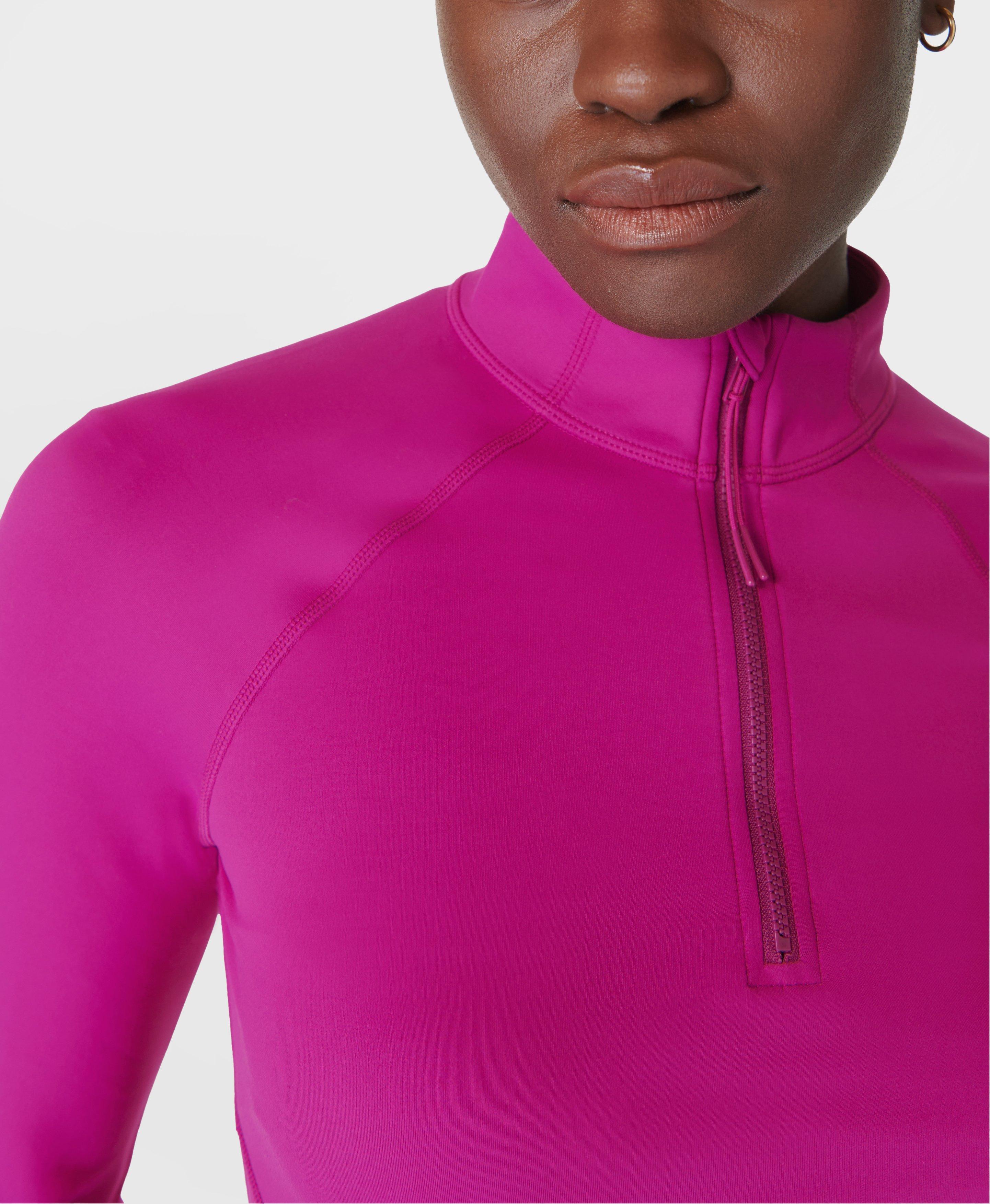 Pro Run Half Zip - Magenta Fusion Purple | Women's Sweaters +