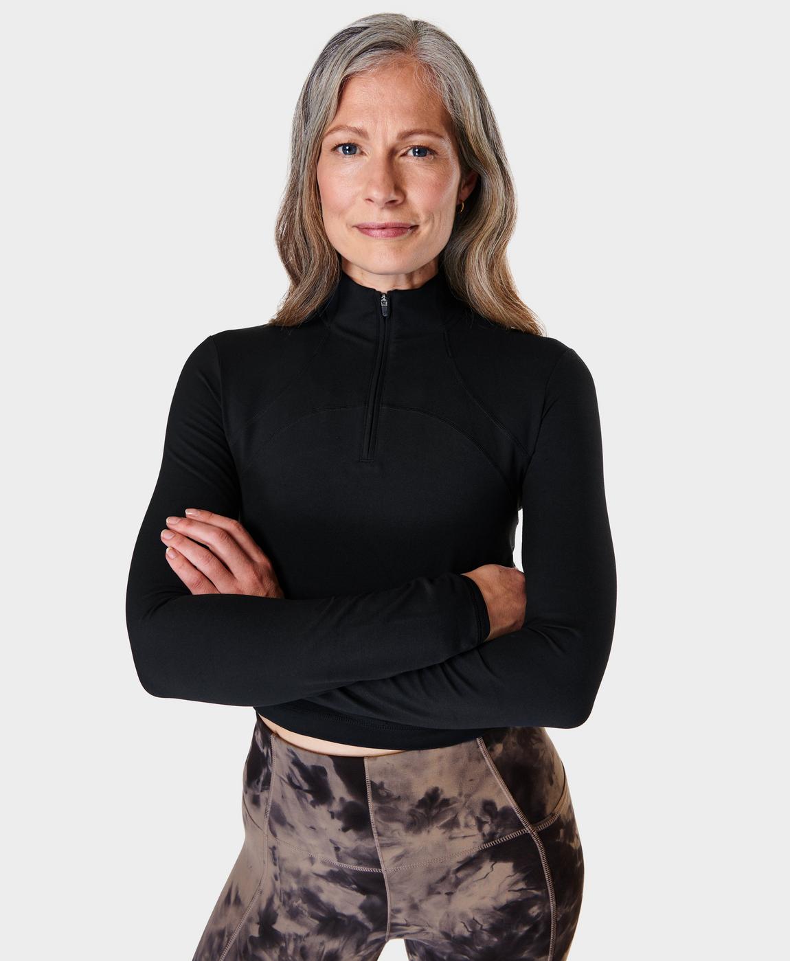 Super Soft Half Zip - Black | Women's Jumpers, Sweatshirts Super Soft Half Zip - Black | Women's Jumpers, Sweatshirts