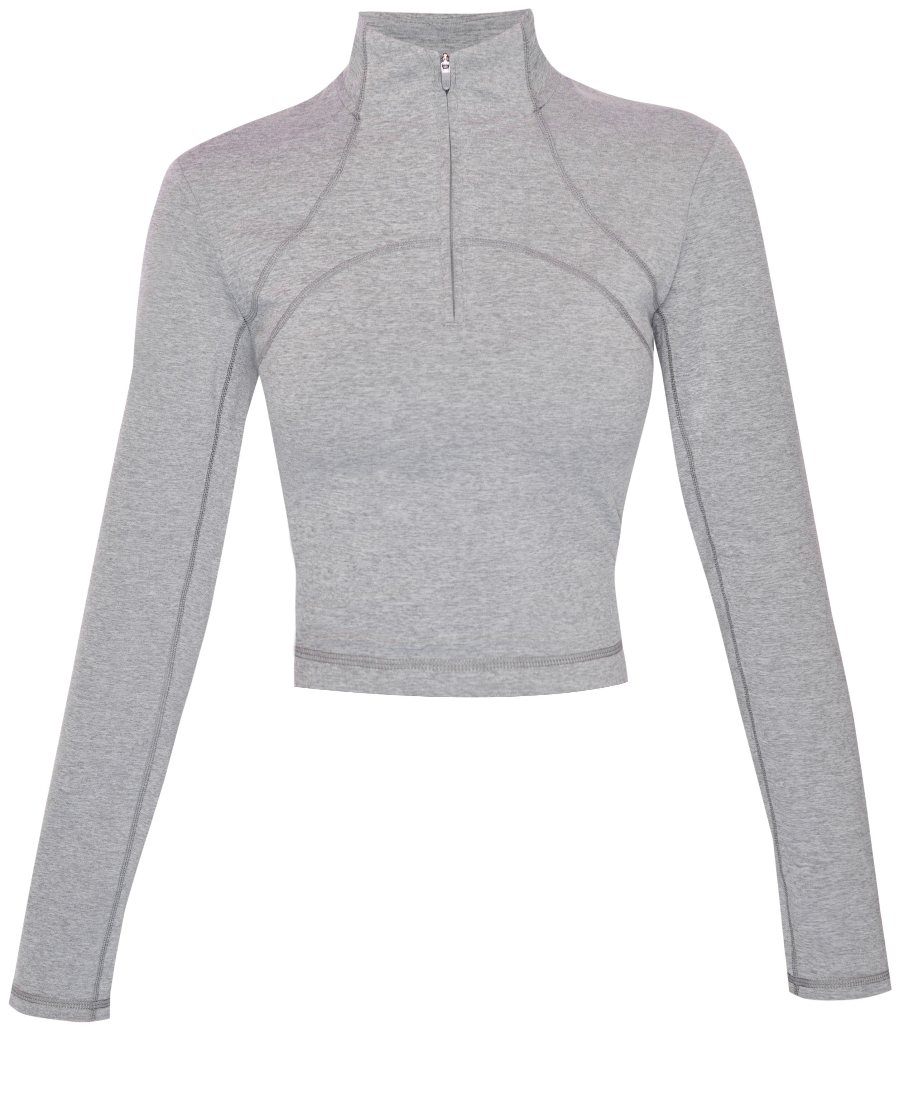 Super Soft Half Zip - Medium Grey Marl