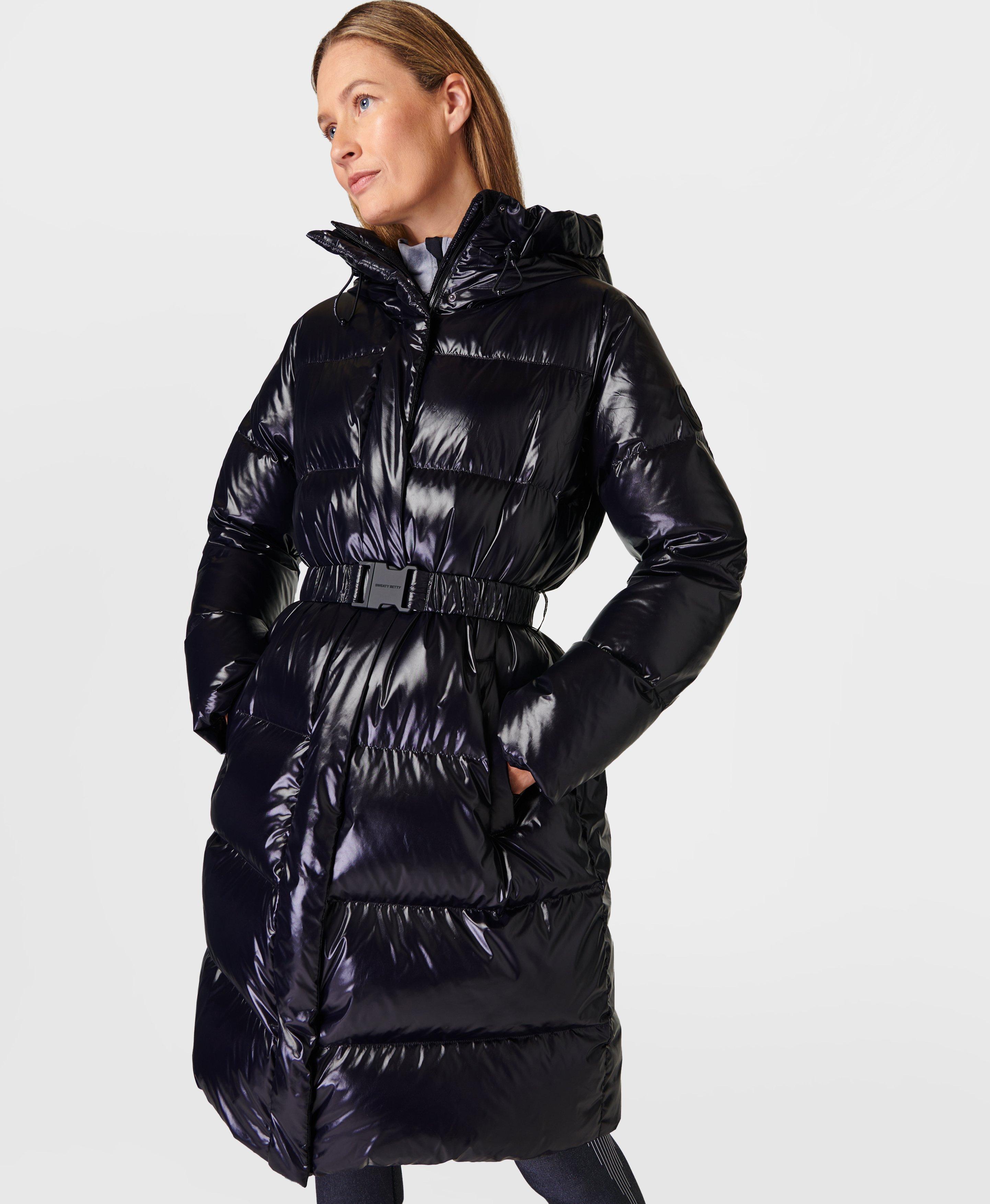 Sirocco Nimbus Shine Parka - Black | Women's Jackets & Coats | Sweaty Betty