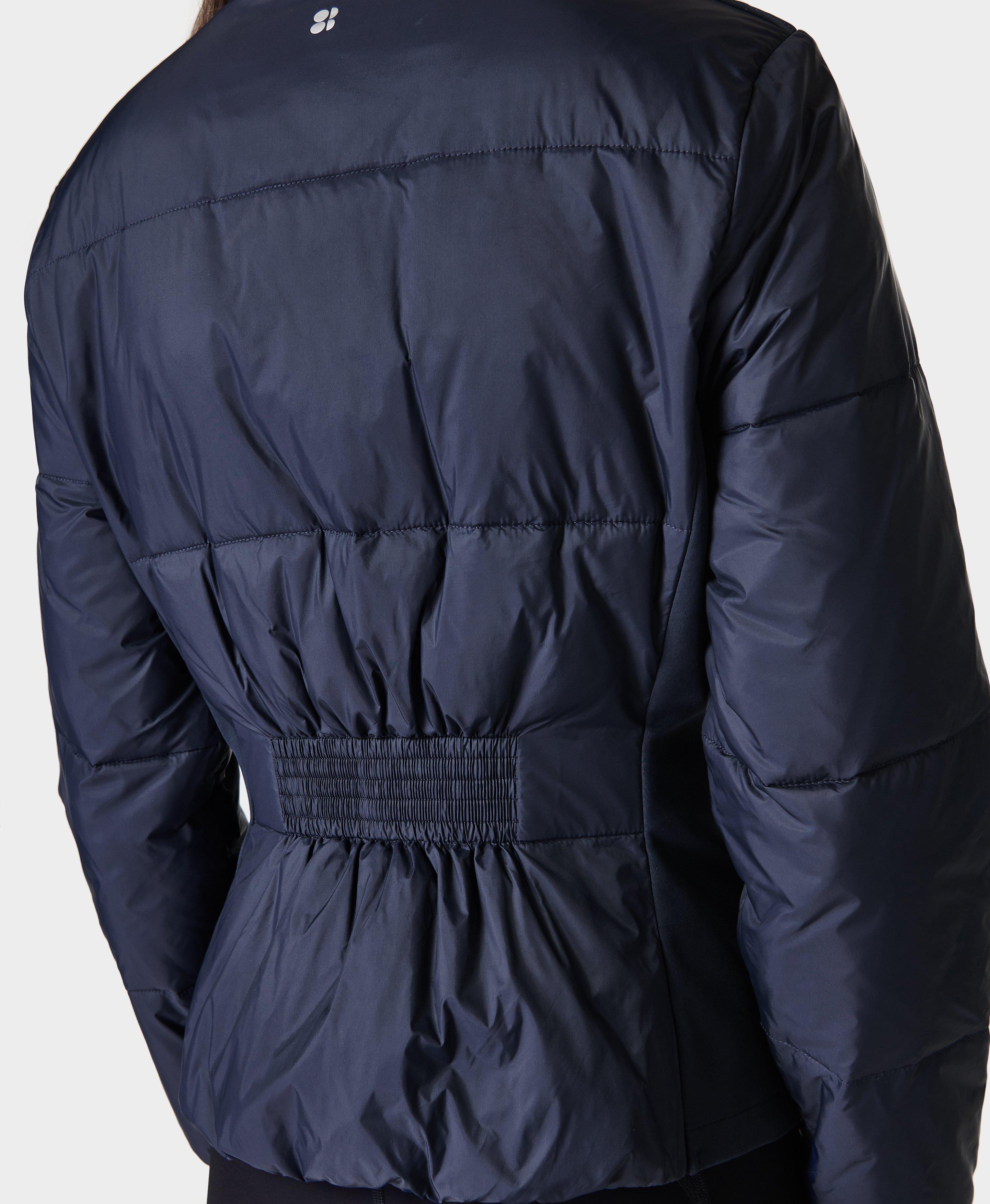 Running puffer clearance jacket