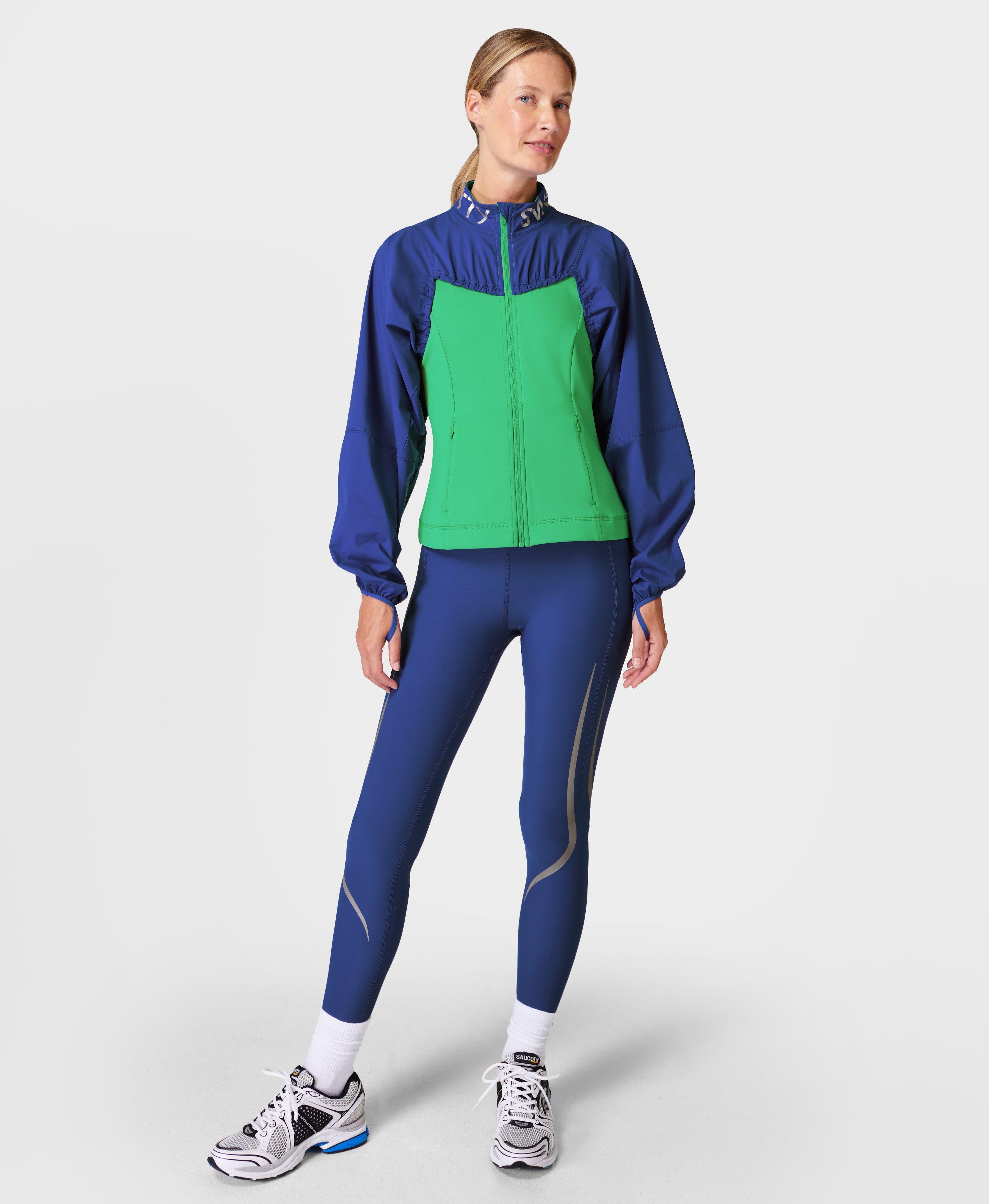 Sweaty Betty THERMA BOOST KINETIC RUN JACKET - Träningsjacka - electro  green/grön 