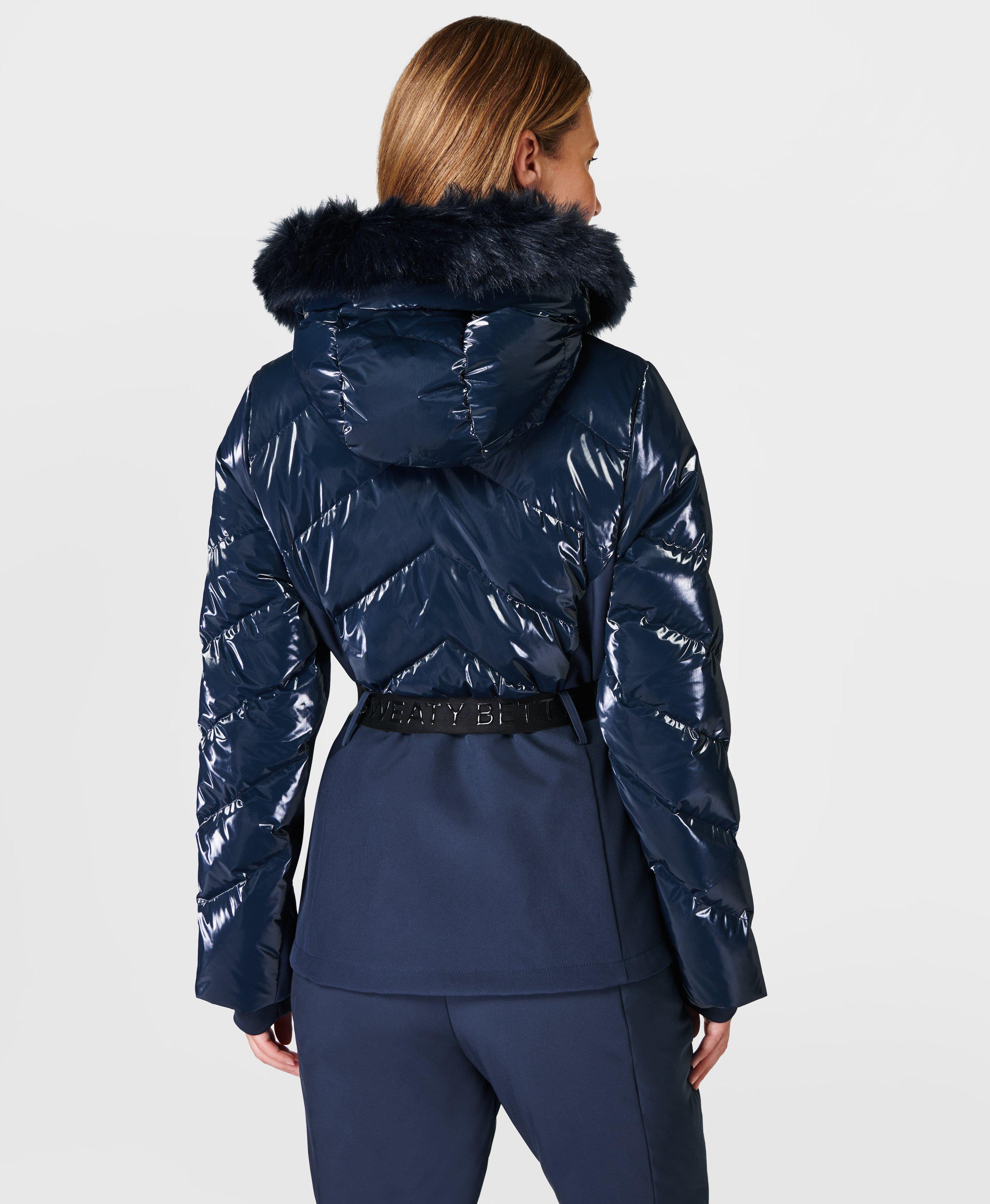 Glacier Ski Jacket - Navy Blue, Women's Ski Clothes